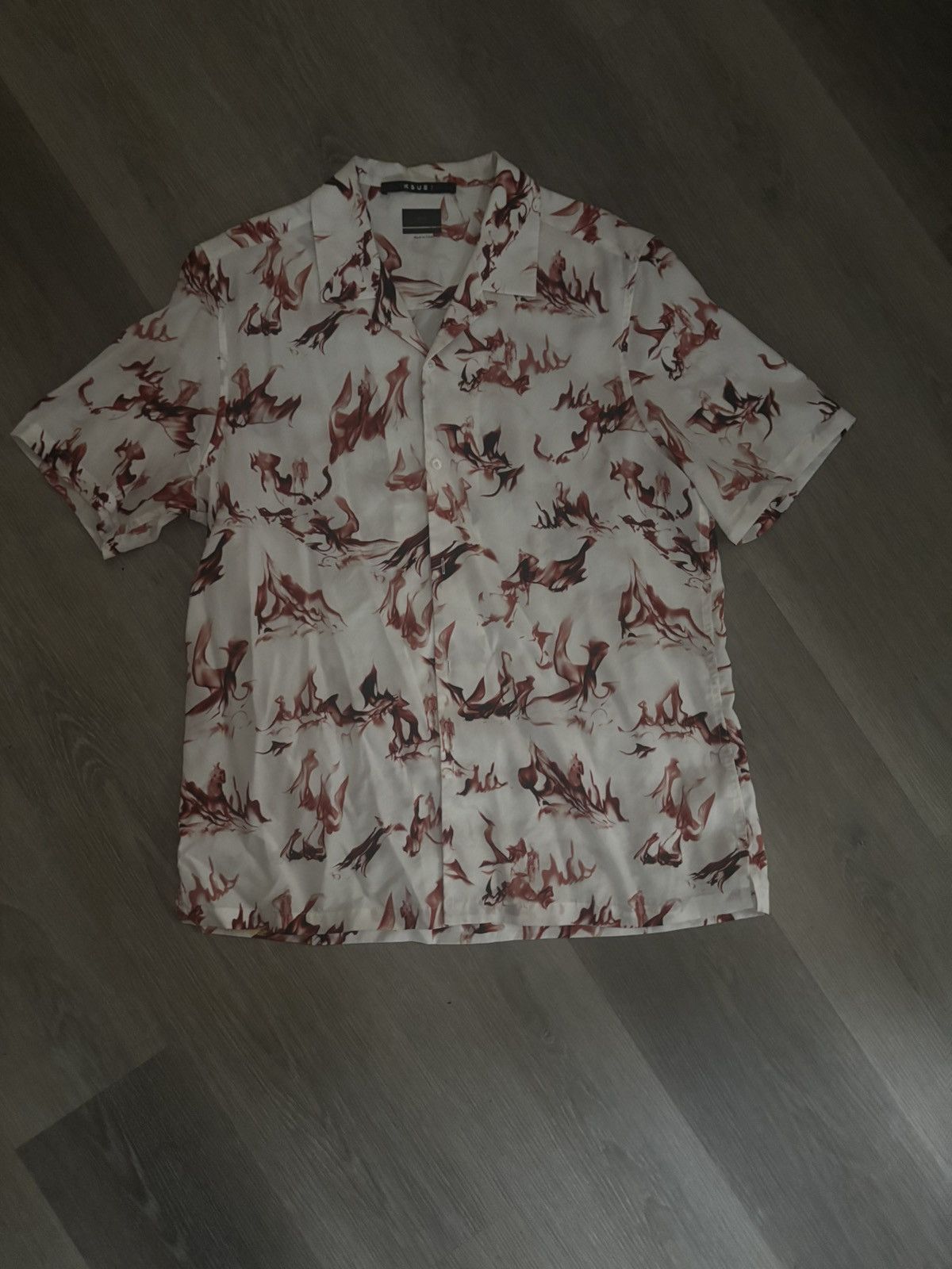 Designer × Ksubi KSUBI FLAME BUTTON UP Size US L / EU 52-54 / 3 - 2 Thumbnail