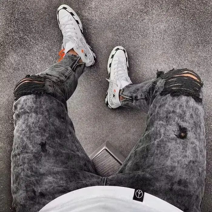 Japanese Brand Acid Wash Distressed Denim Pant Size US 32 / EU 48 - 5 Thumbnail