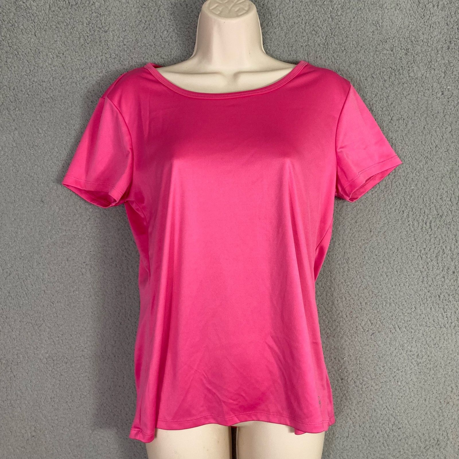 Other Daisy Fuentes Pink Active T-Shirt Lattice-Back Women's M Size M / US 6-8 / IT 42-44 - 5 Thumbnail