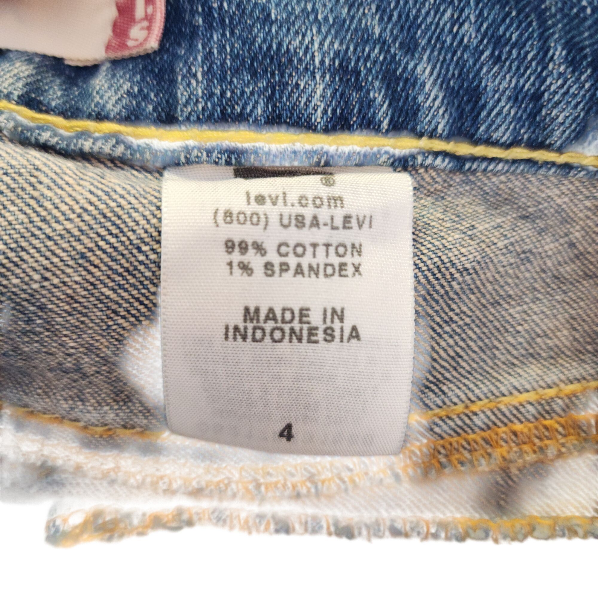 Levi's Vintage Levis Womens Low-Rise Denim Shorts 542 Rolled Hem Li Size 27" / US 4 / IT 40 - 4 Thumbnail