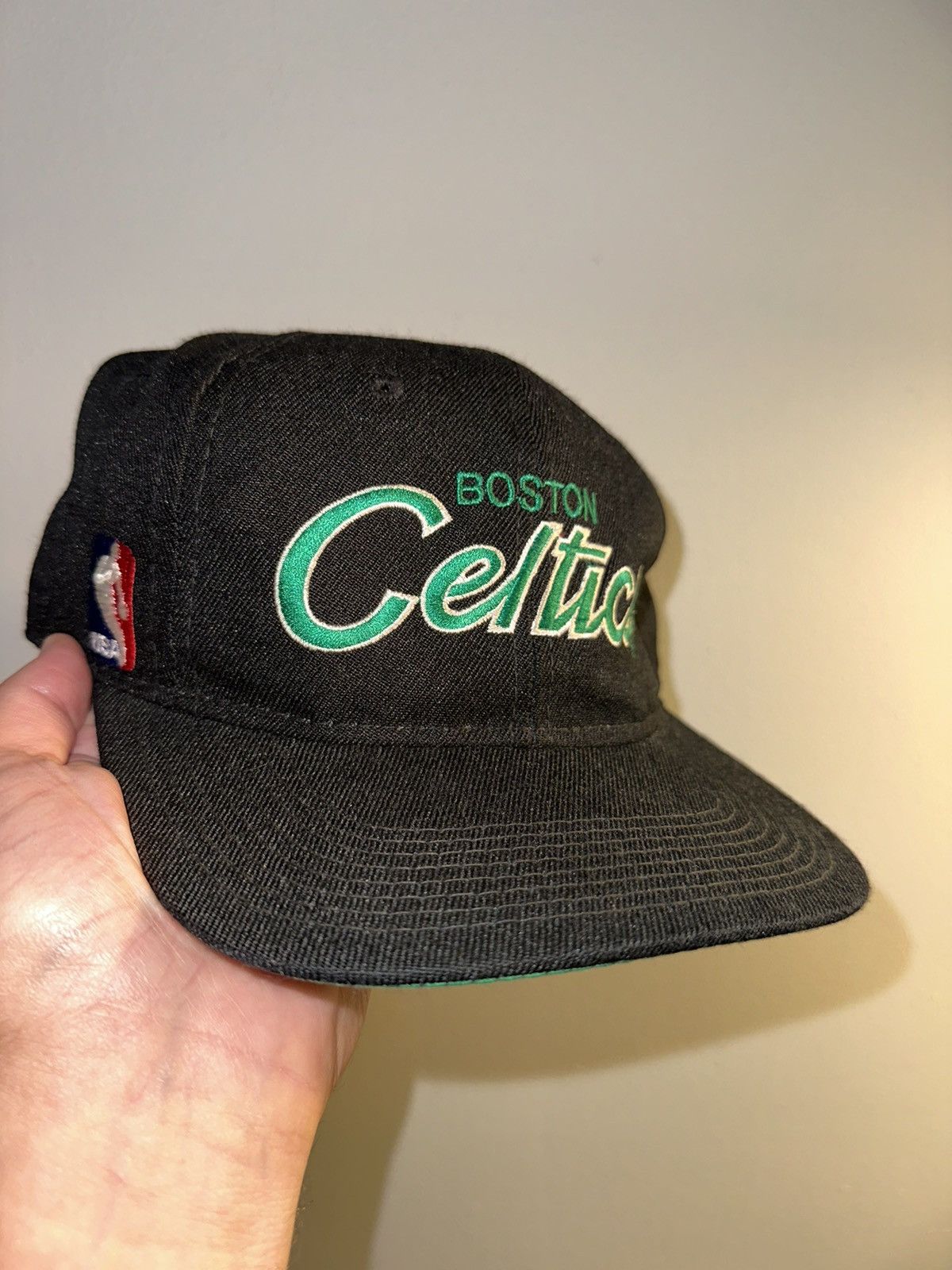 Sports Specialties × Vintage Vintage Sports Specialties Boston Celtics Script Snapback Size ONE SIZE - 2 Thumbnail