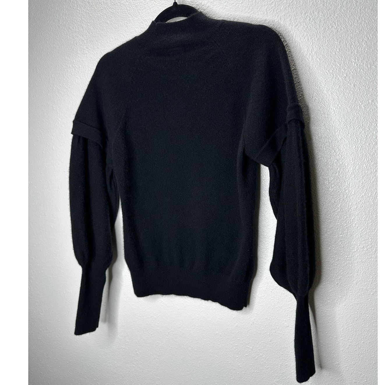 Jonathan Simkhai Jonathan Simkhai Black Mackenzie Mock Neck Cashmere Sweater Size S / US 4 / IT 40 - 10 Thumbnail