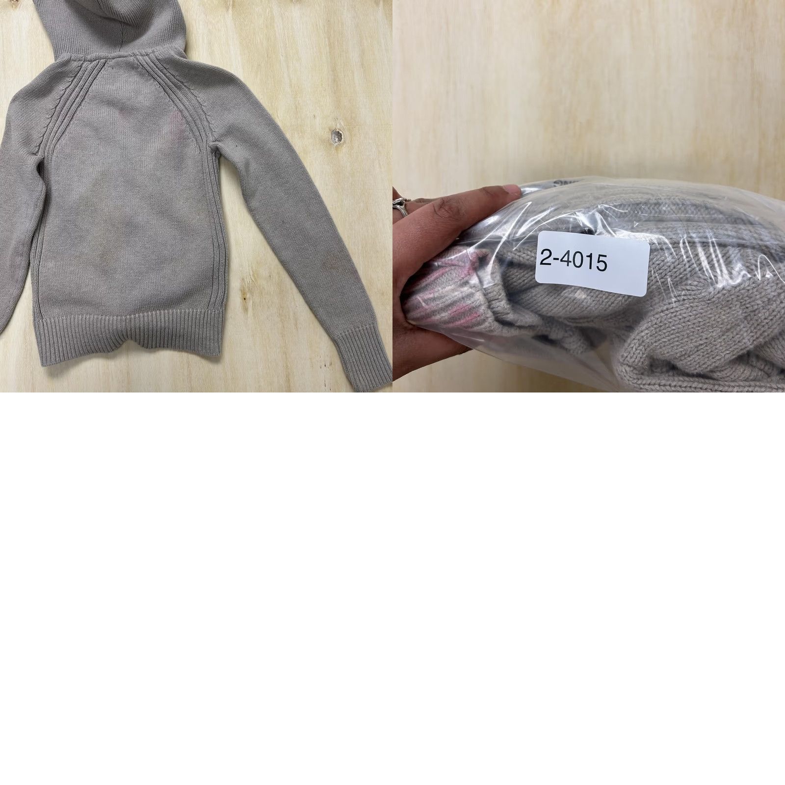 Old Navy Y2K Old Navy Cardigan Sweater Women Medium Gray Hooded Button Front Pockets Knit Size M / US 6-8 / IT 42-44 - 8 Thumbnail