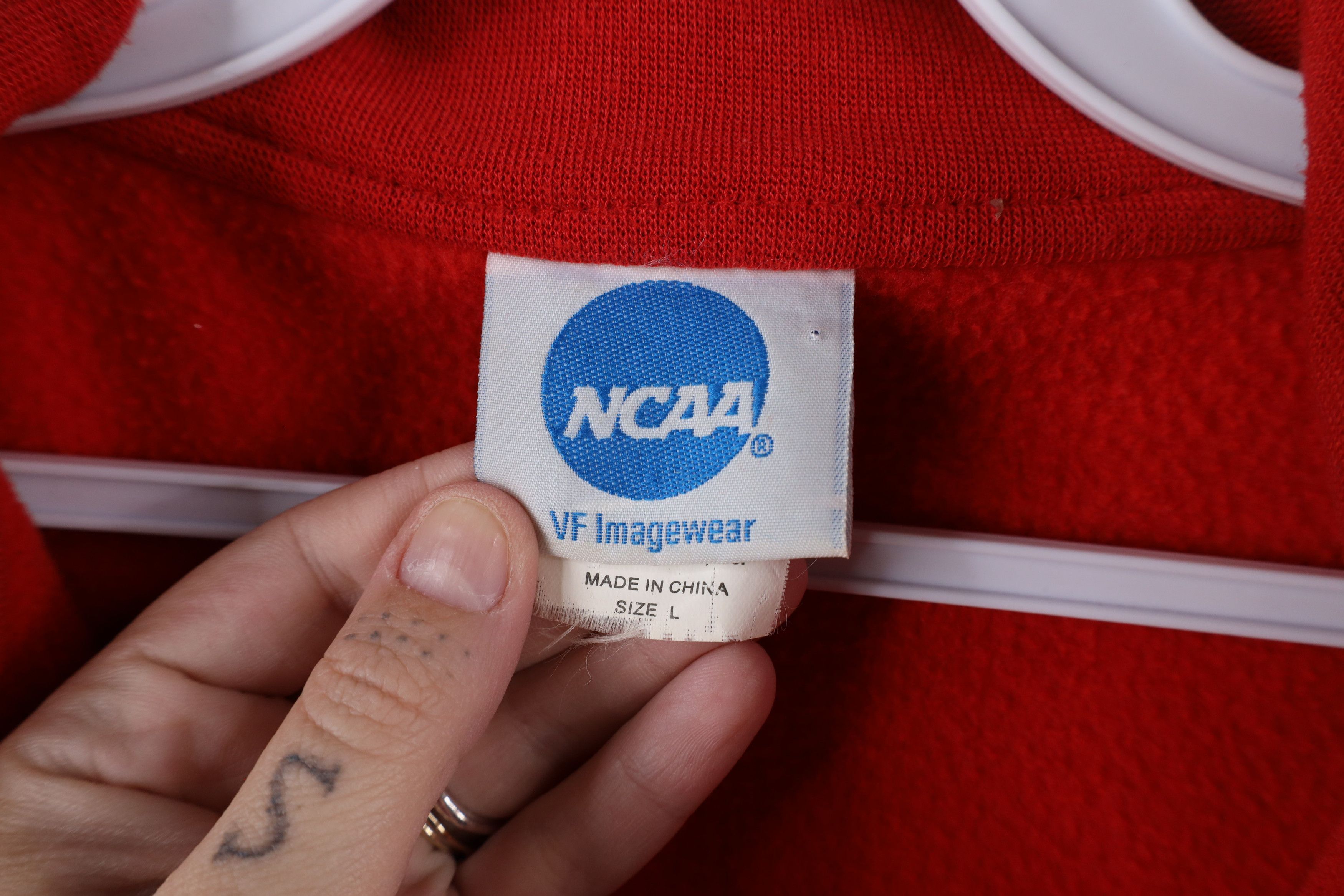 Vintage Vintage State University Half Zip Fleece Pullover Sweater Size US L / EU 52-54 / 3 - 8 Thumbnail