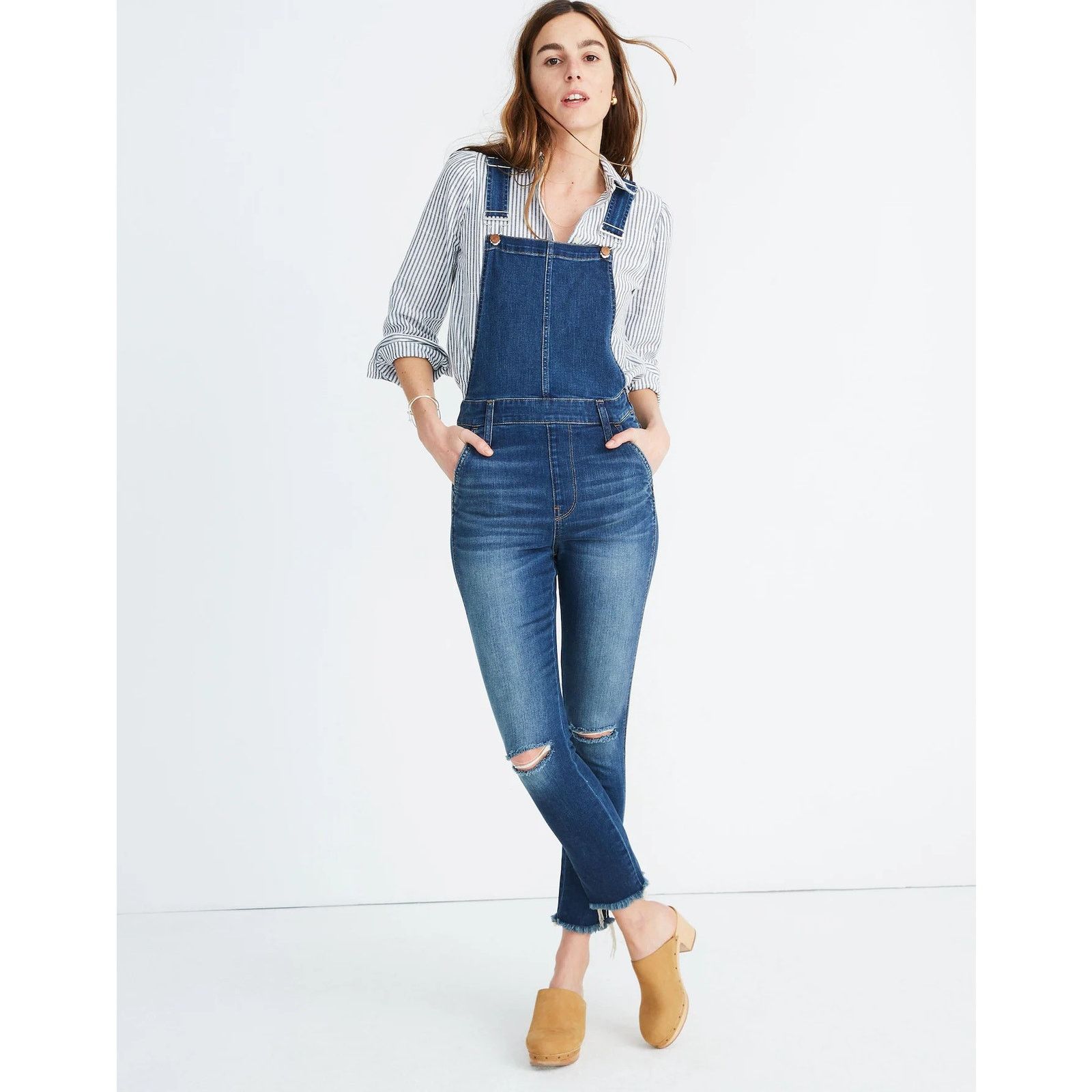 Madewell Madewell Roadtripper Overalls in Brodie Wash sz M Size 28" / US 6 / IT 42 - 3 Thumbnail