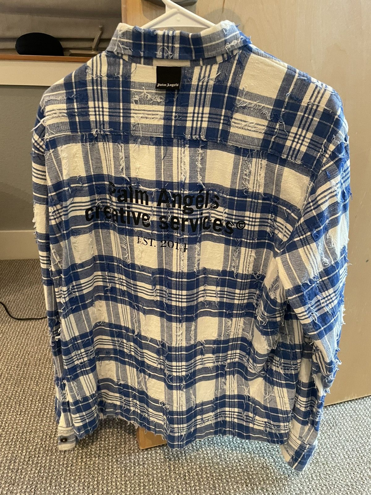 Palm Angels Palm Angels distressed button up Size US L / EU 52-54 / 3 - 2 Thumbnail