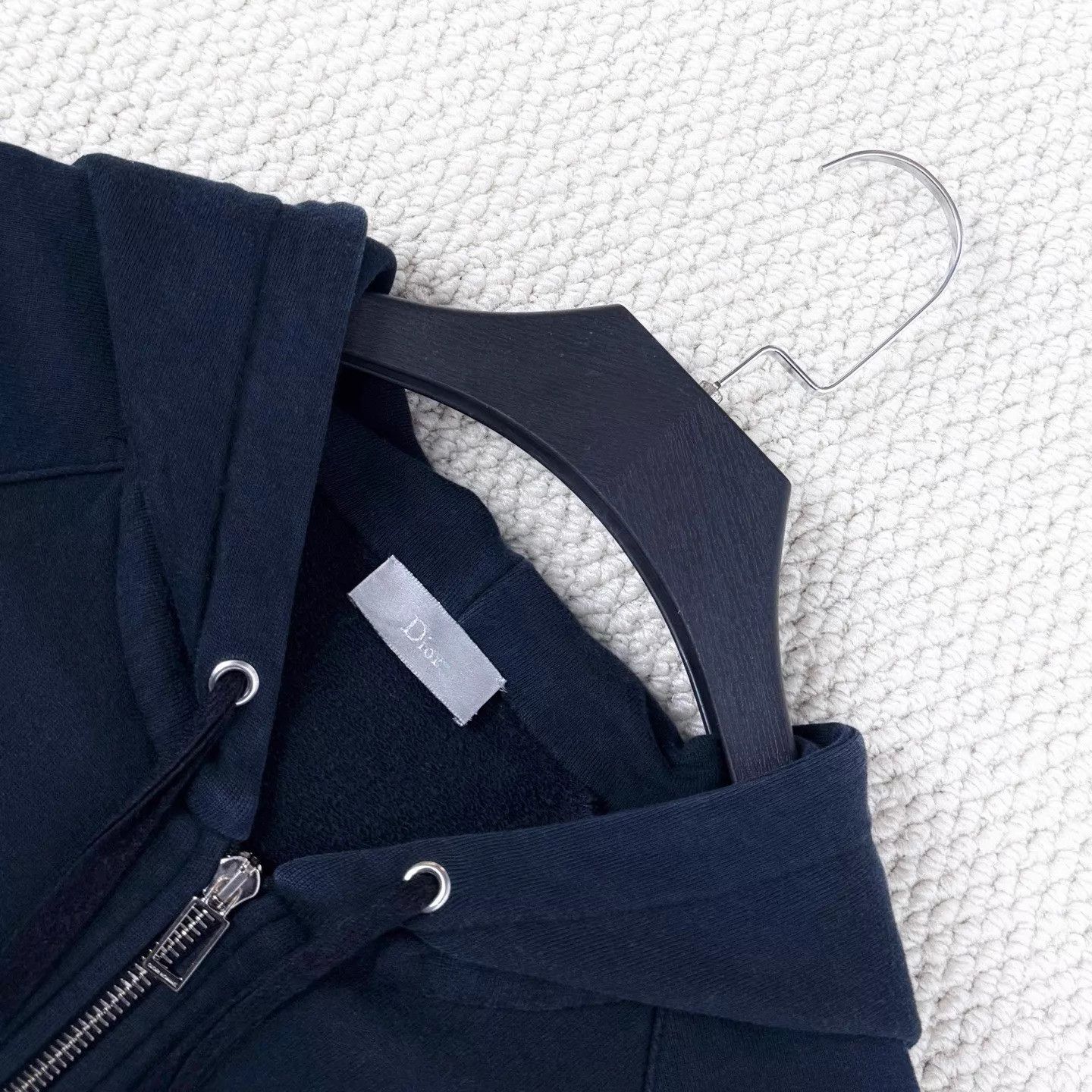 Dior Dior Navy Embroidered Bee Zip Hoodie M Size US M / EU 48-50 / 2 - 3 Thumbnail