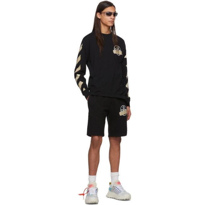 Off-White Black Tape Arrows Sweatshorts Size US 28 / EU 44 - 4 Thumbnail