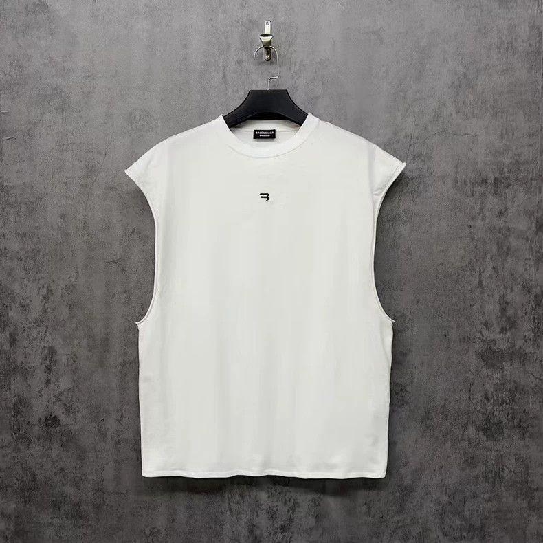 Balenciaga Balenciaga Embroidered Logo rolled vest waistcoat Size US S / EU 44-46 / 1 - 1 Thumbnail
