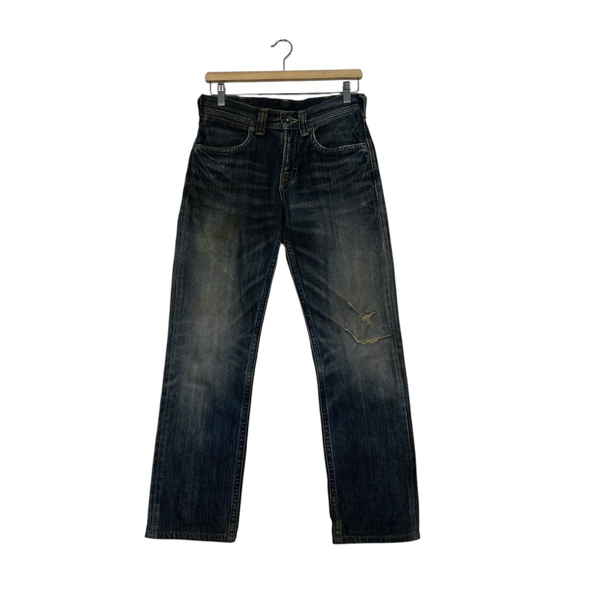 14th Addiction Vintage Wrangler Distressed Denim Jeans Size 28" / US 6 / IT 42 - 1 Thumbnail