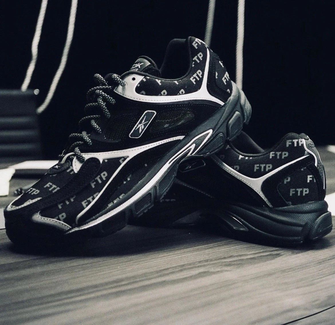 Fuck The Population FTP Reebok Premier Trinity KFS Black Size US 11.5 / EU 44-45 - 2 Thumbnail