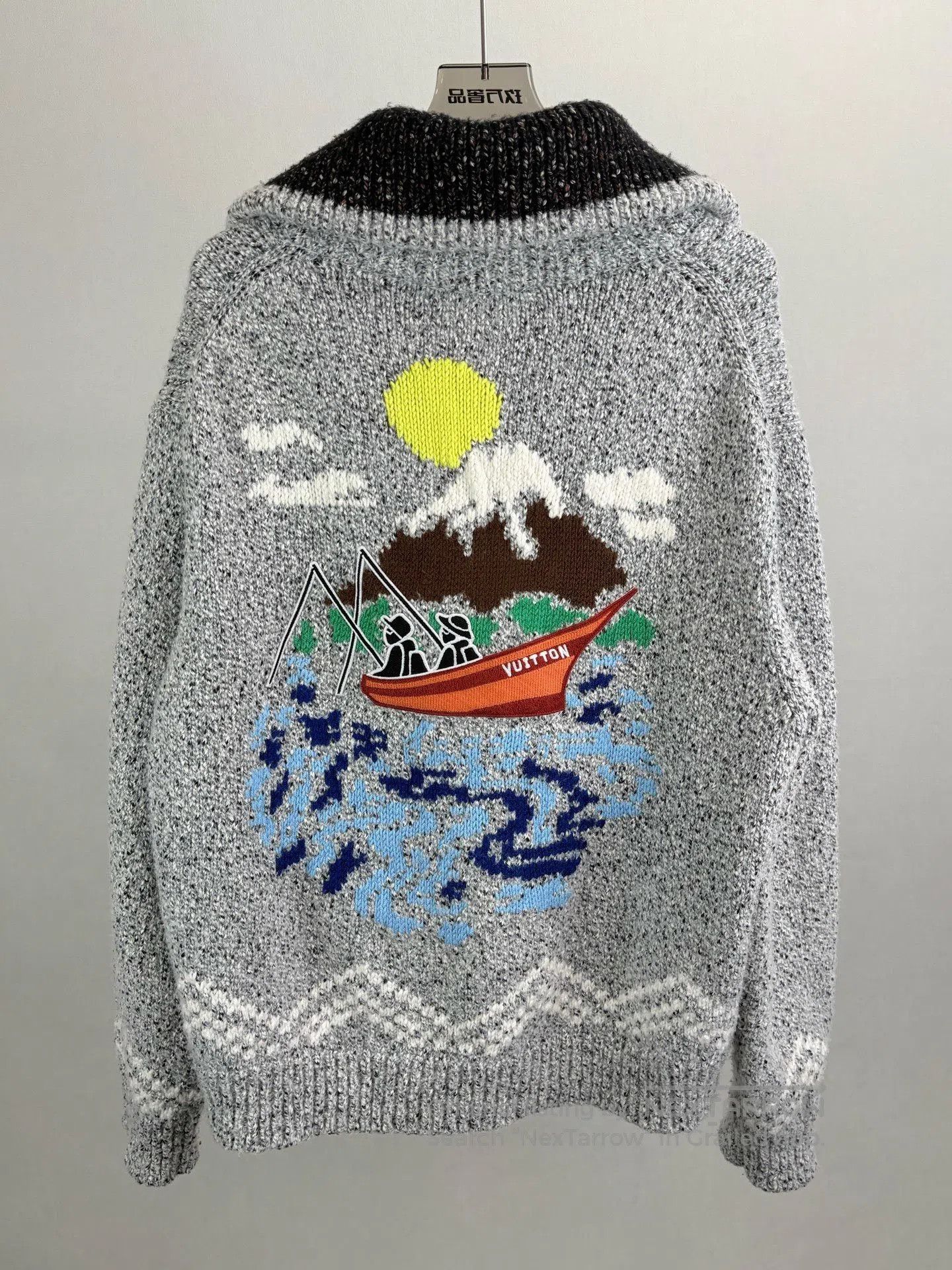 Louis Vuitton Louis Vuitton NIGO Collaboration Knit Coat. Size US XL / EU 56 / 4 - 2 Thumbnail