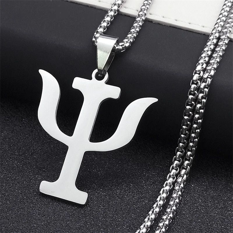 Jewelry Greek Letter PSI Symbol Pendant Necklace Emblem Size ONE SIZE - 3 Thumbnail