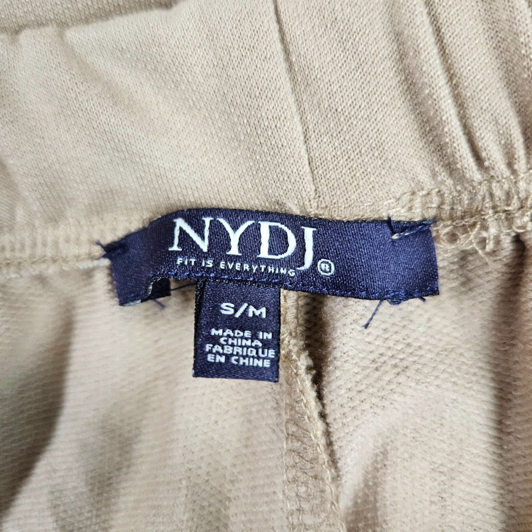 NYDJ NYDJ Shorts Womens Sz Small Tan Pull On High Rise Drawstring Size 28" / US 6 / IT 42 - 4 Thumbnail