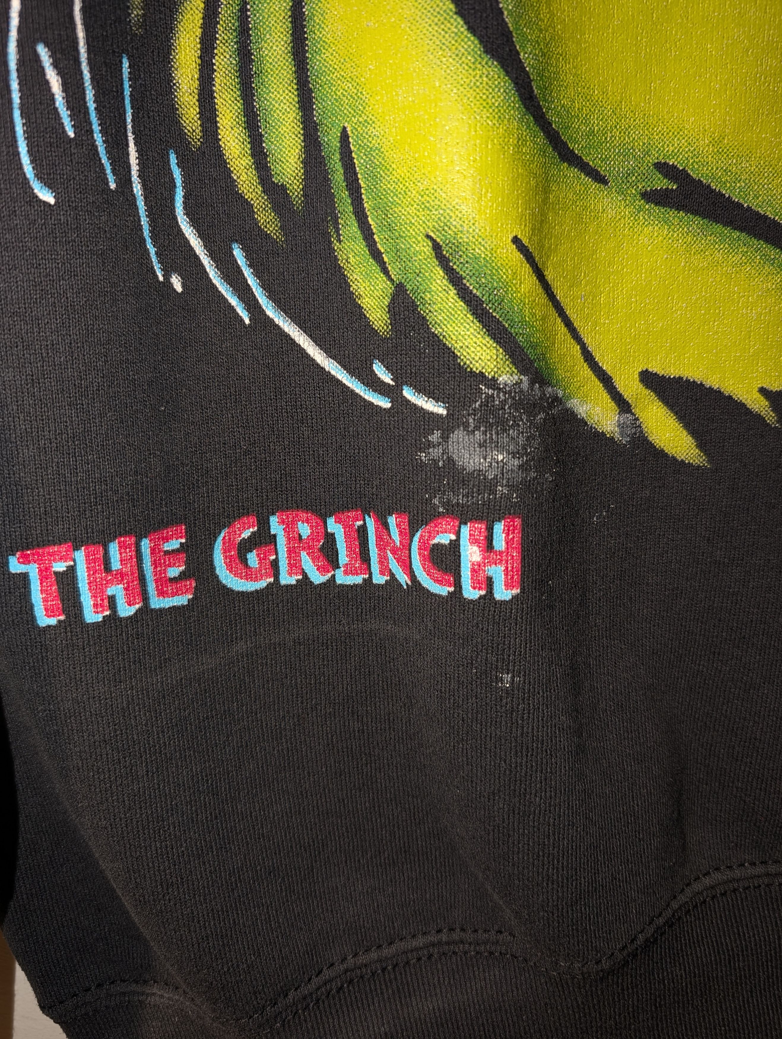 Vintage Vintage 1998 Dr. Seuss Grinch Mean One Movie Sweatshirt Size US M / EU 48-50 / 2 - 4 Thumbnail