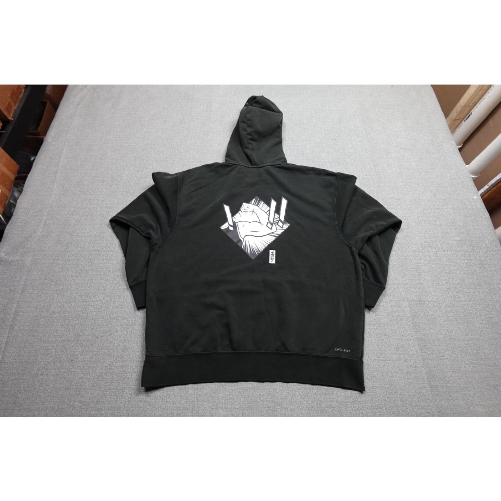 Jordan Brand Jordan Hoodie Mens XL Black Zion Williamson Jumpman Basketball Graphic Print Pullover Hooded Kangaroo Pocket Dri-FIT Fleece Size US XL / EU 56 / 4 - 5 Thumbnail