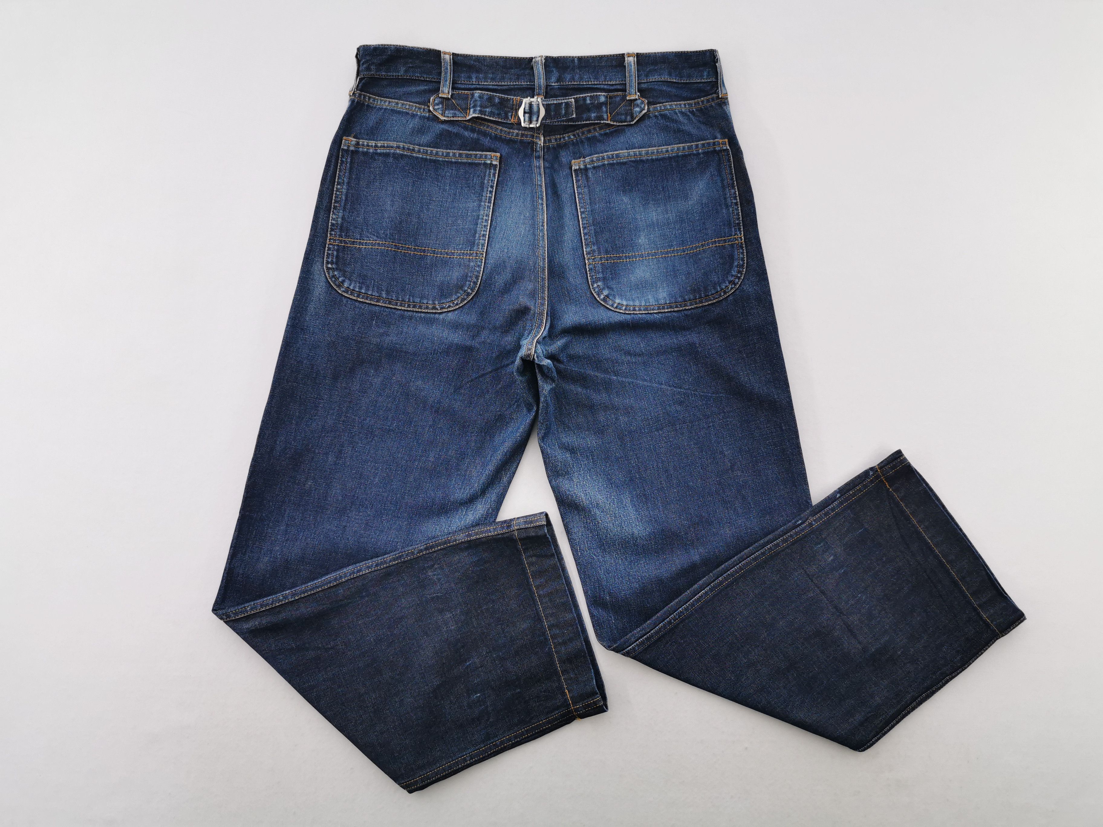 Comme des Garcons Vintage 90s Comme Des Garcons Back Buckle Denim Size 34 Size US 34 / EU 50 - 1 Thumbnail