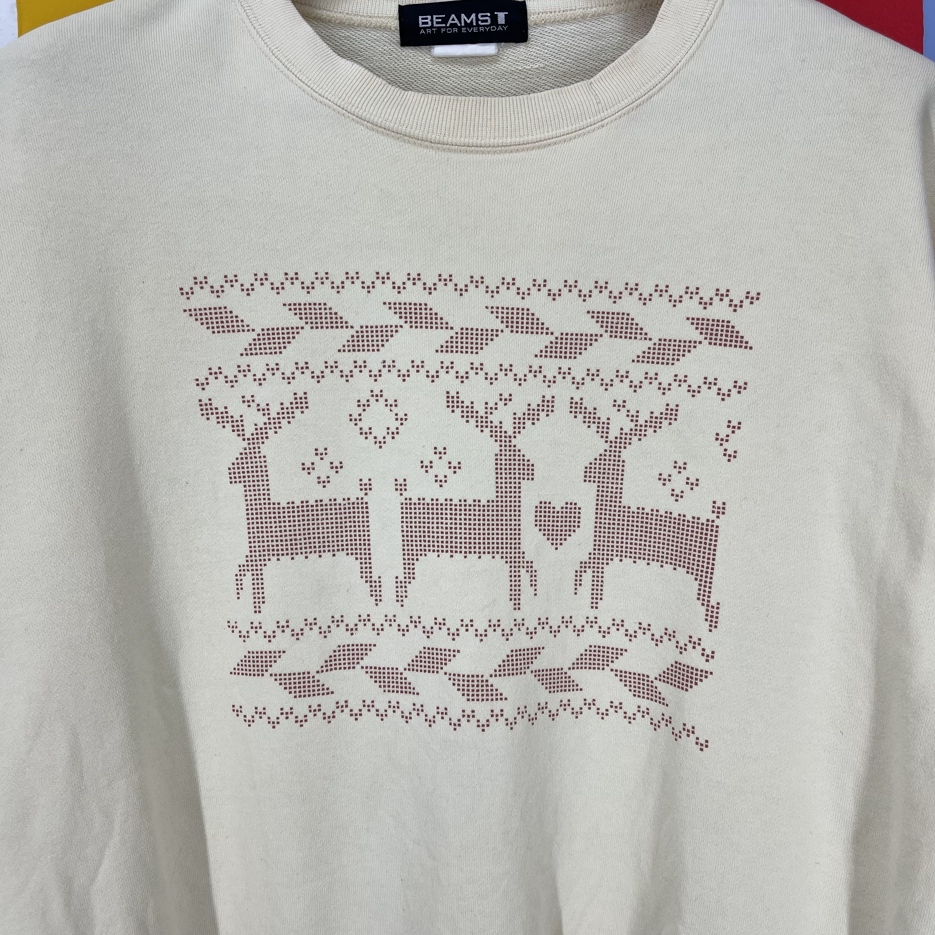 Beams Japan HYENA7.COM by BEAMS T Crew Neck Sweatshirt #2047/14 Size US M / EU 48-50 / 2 - 2 Thumbnail