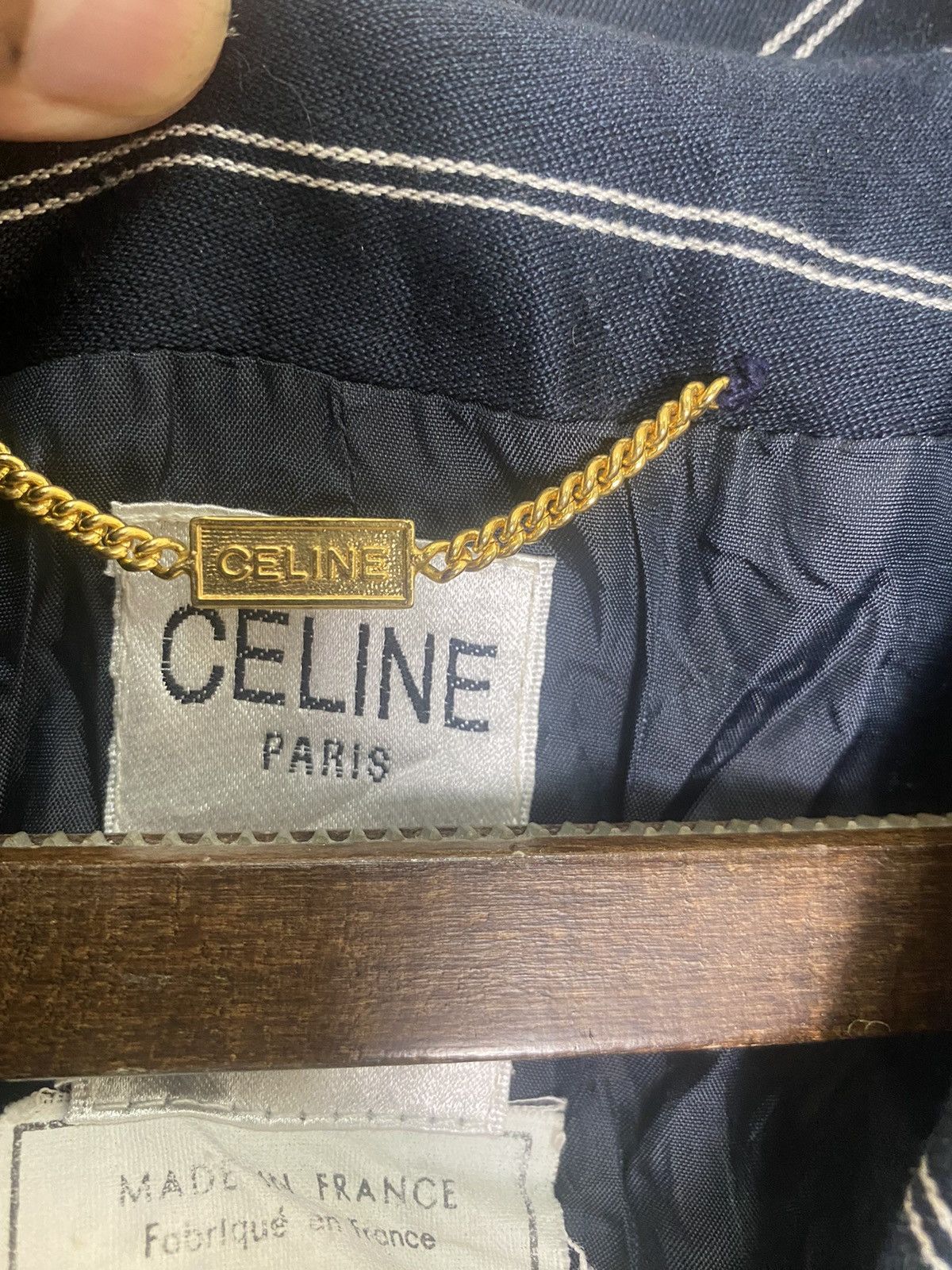 Celine CELINE TWEED JACKET MADE IN FRANCE Size S / US 4 / IT 40 - 9 Thumbnail