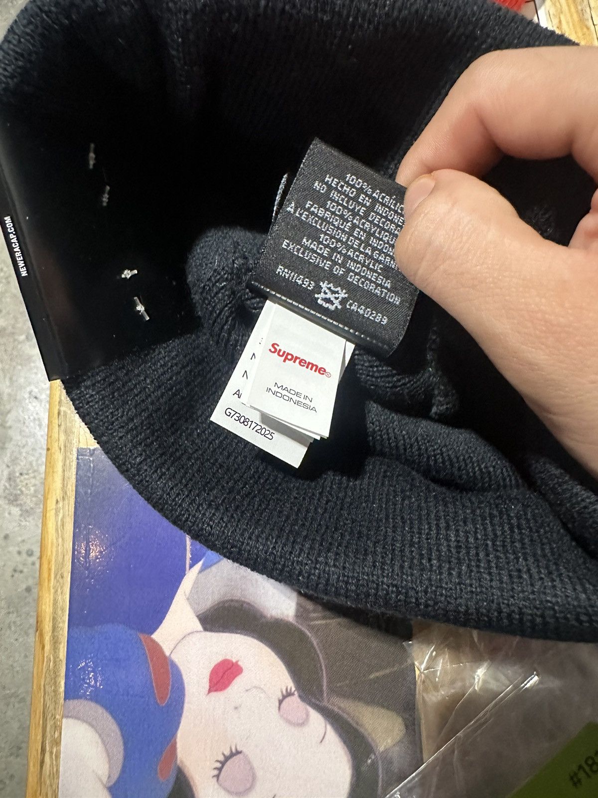 Supreme (Navy) Supreme Tribal Beanie Size ONE SIZE - 5 Thumbnail
