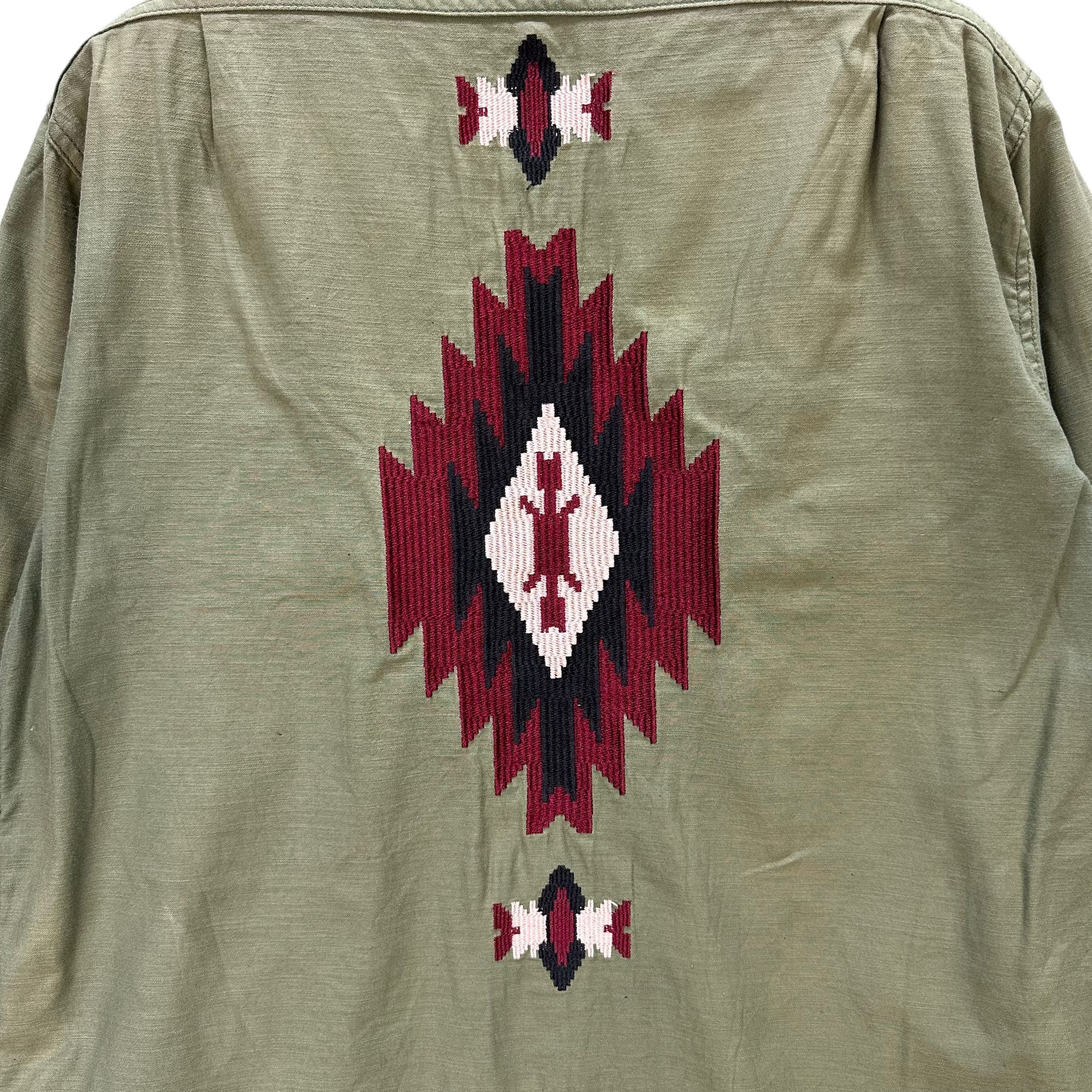 Japanese Brand CEPO Native Logo Button Shirt Jacket #A4-0080 Size M / US 6-8 / IT 42-44 - 2 Thumbnail