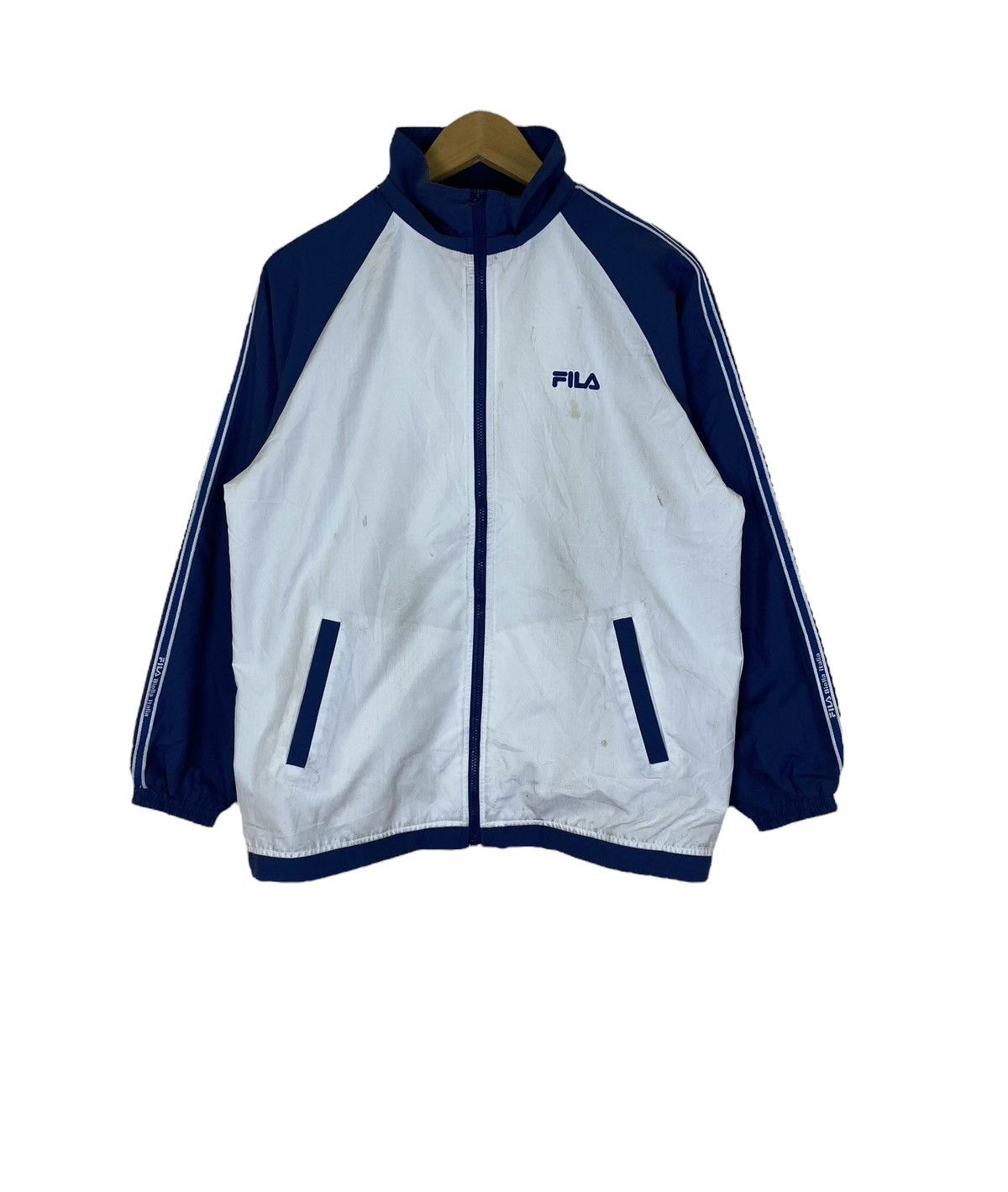 Fila Fila Biella Italia Zip Up Sweater Size US M / EU 48-50 / 2 - 1 Thumbnail