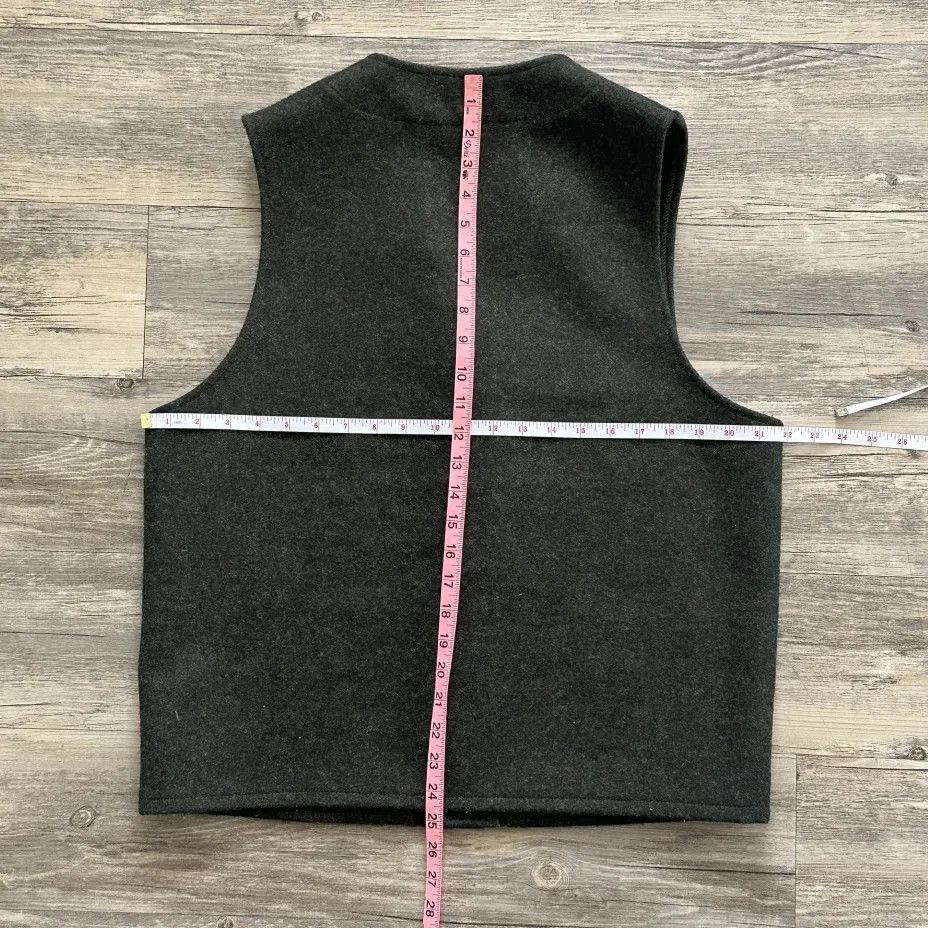 Filson Vintage CC Filson Olive Green Style 20 Mackinaw Wool Vest Size US M / EU 48-50 / 2 - 4 Thumbnail