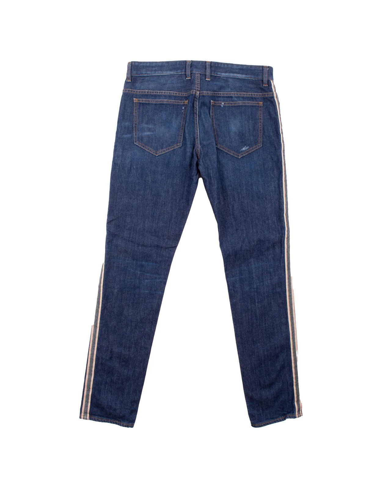 Moschino Love Moschino Blue Distressed Slim Fit Jeans Size W34 / L31 Size US 32 / EU 48 - 2 Thumbnail