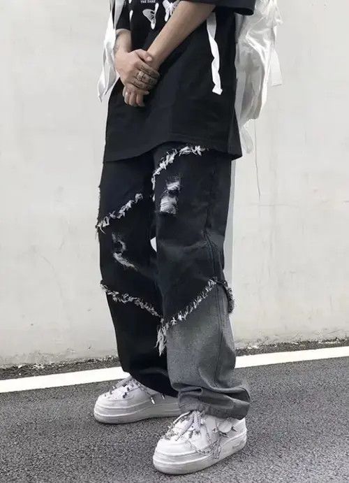 Japanese Brand × Vintage Streetwear denim jeans Size US 32 / EU 48 - 4 Thumbnail