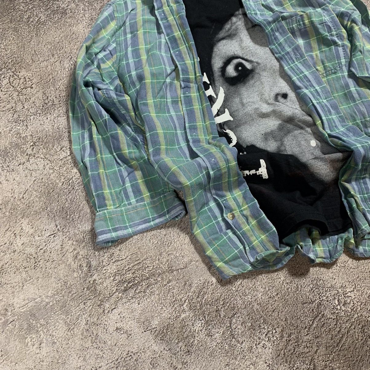 Vintage Vintage 90s Plaid Shirt Graphic Streetwear Grunge Y2K Boxy M Size US M / EU 48-50 / 2 - 3 Thumbnail