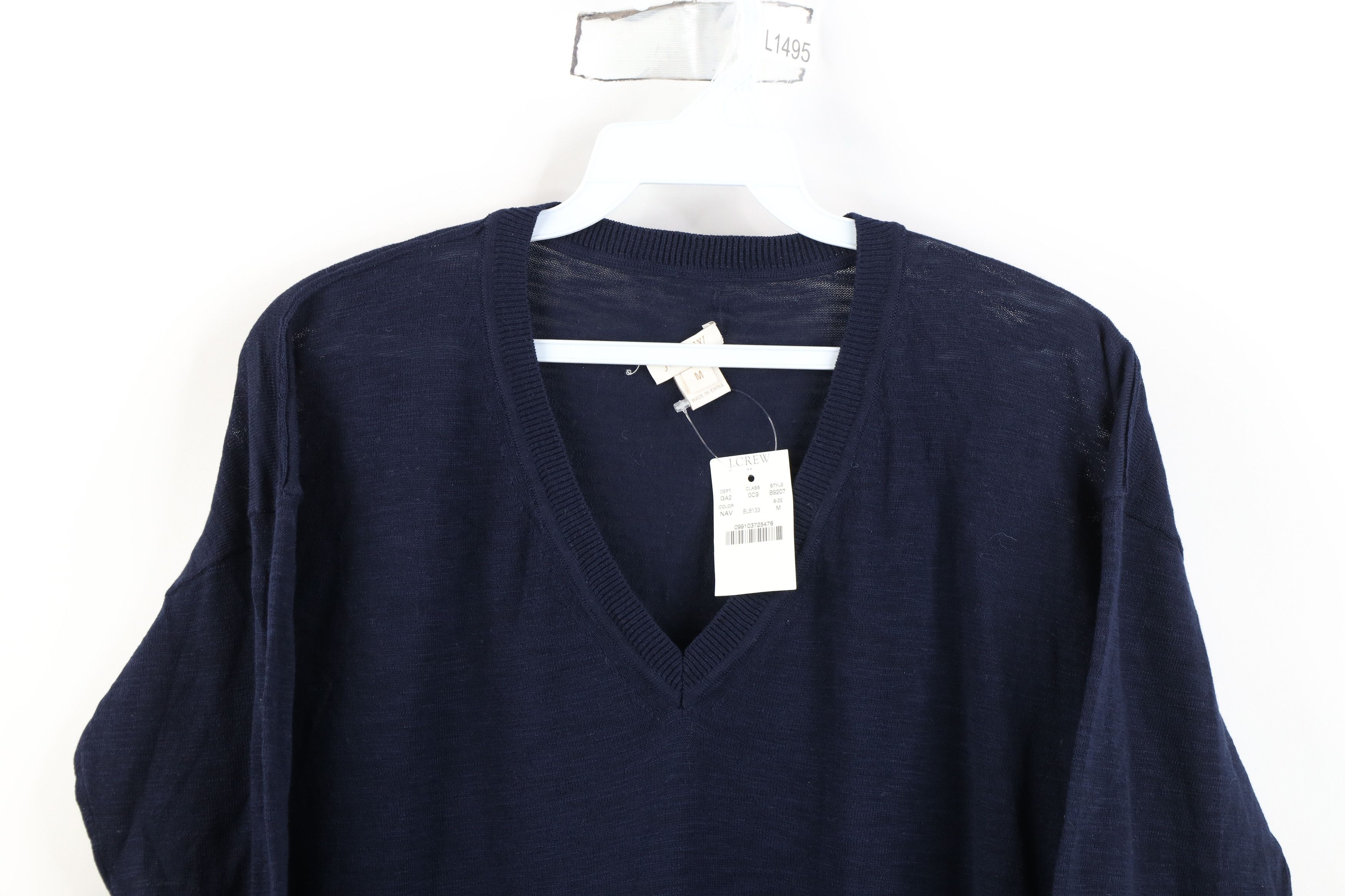 J.Crew Deadstock Vintage Y2K J Crew Cotton Knit 3/4 Sleeve Sweater Size M / US 6-8 / IT 42-44 - 2 Thumbnail
