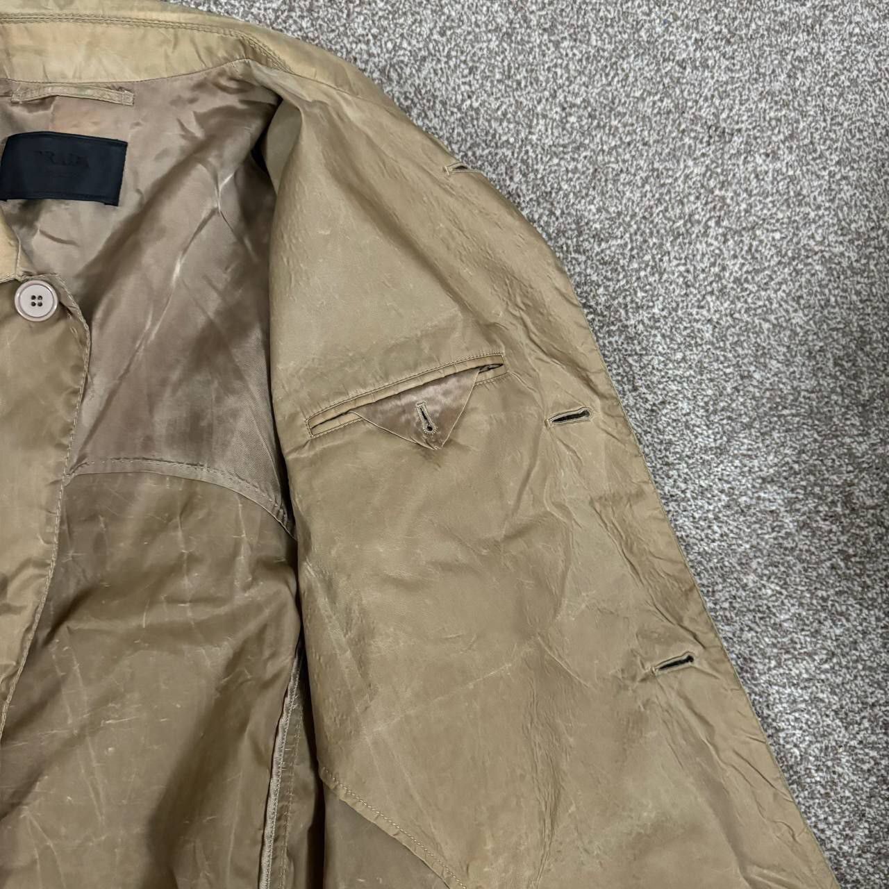 Prada × Vintage Prada vintage long trench raincoat jacket Size US M / EU 48-50 / 2 - 2 Thumbnail
