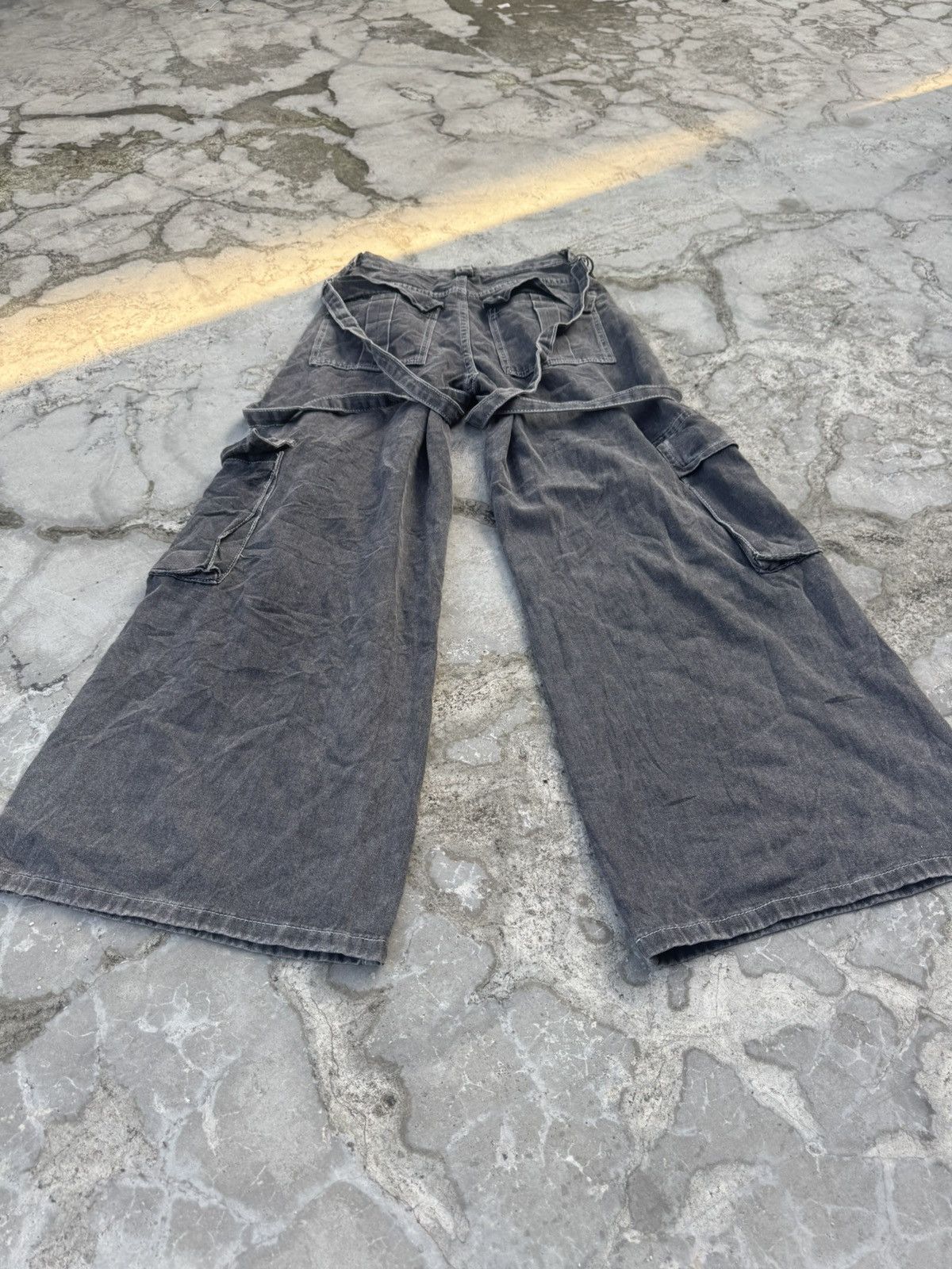 Japanese Brand 🔥JAPANESE BRAND🔥Bondage Punk Flare Bootcut Cargo Pants Size US 30 / EU 46 - 7 Thumbnail