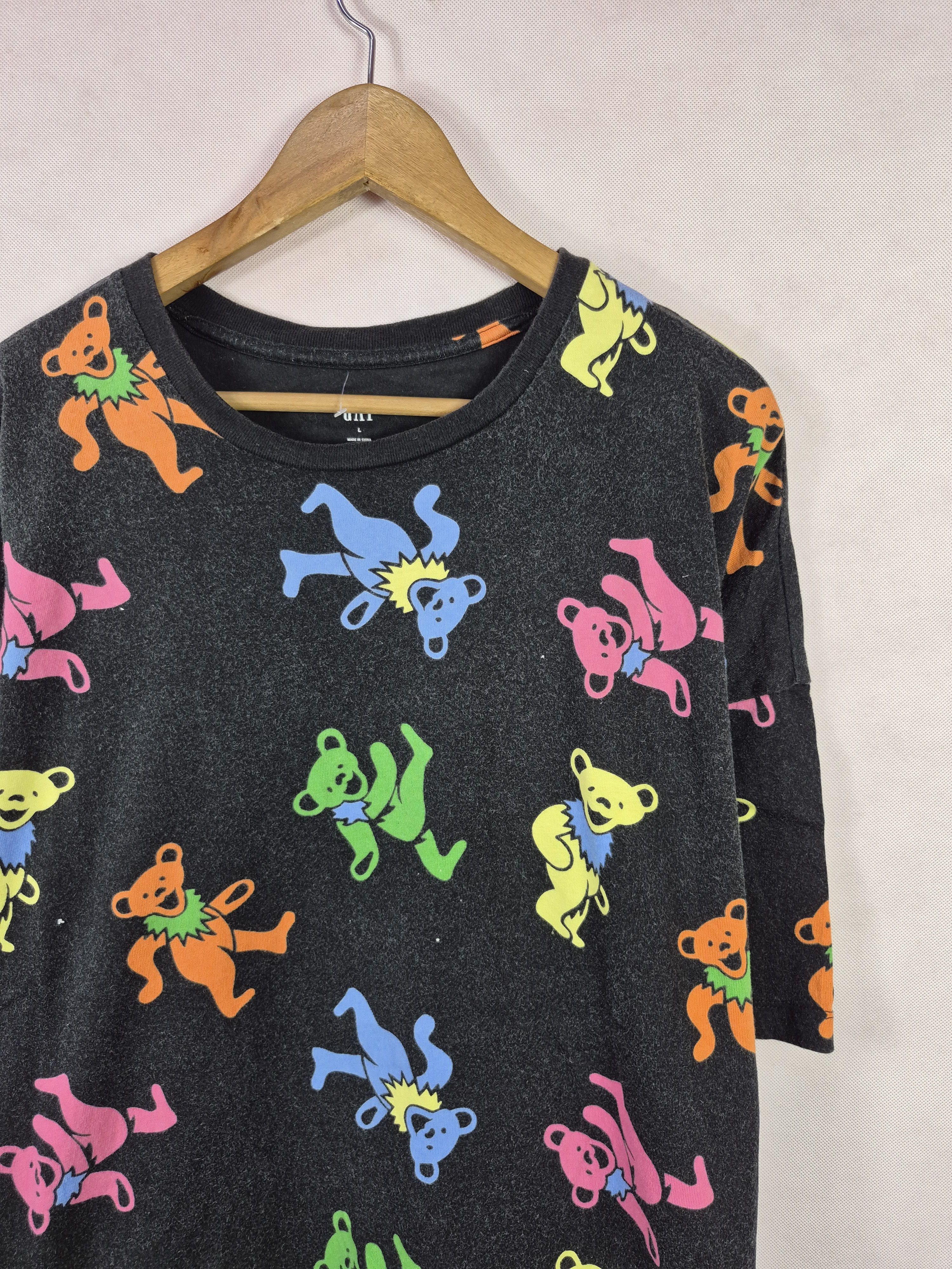 Grateful Dead 🔥 GAP Grateful Dead Fullprint Logo Tee Size US L / EU 52-54 / 3 - 3 Thumbnail