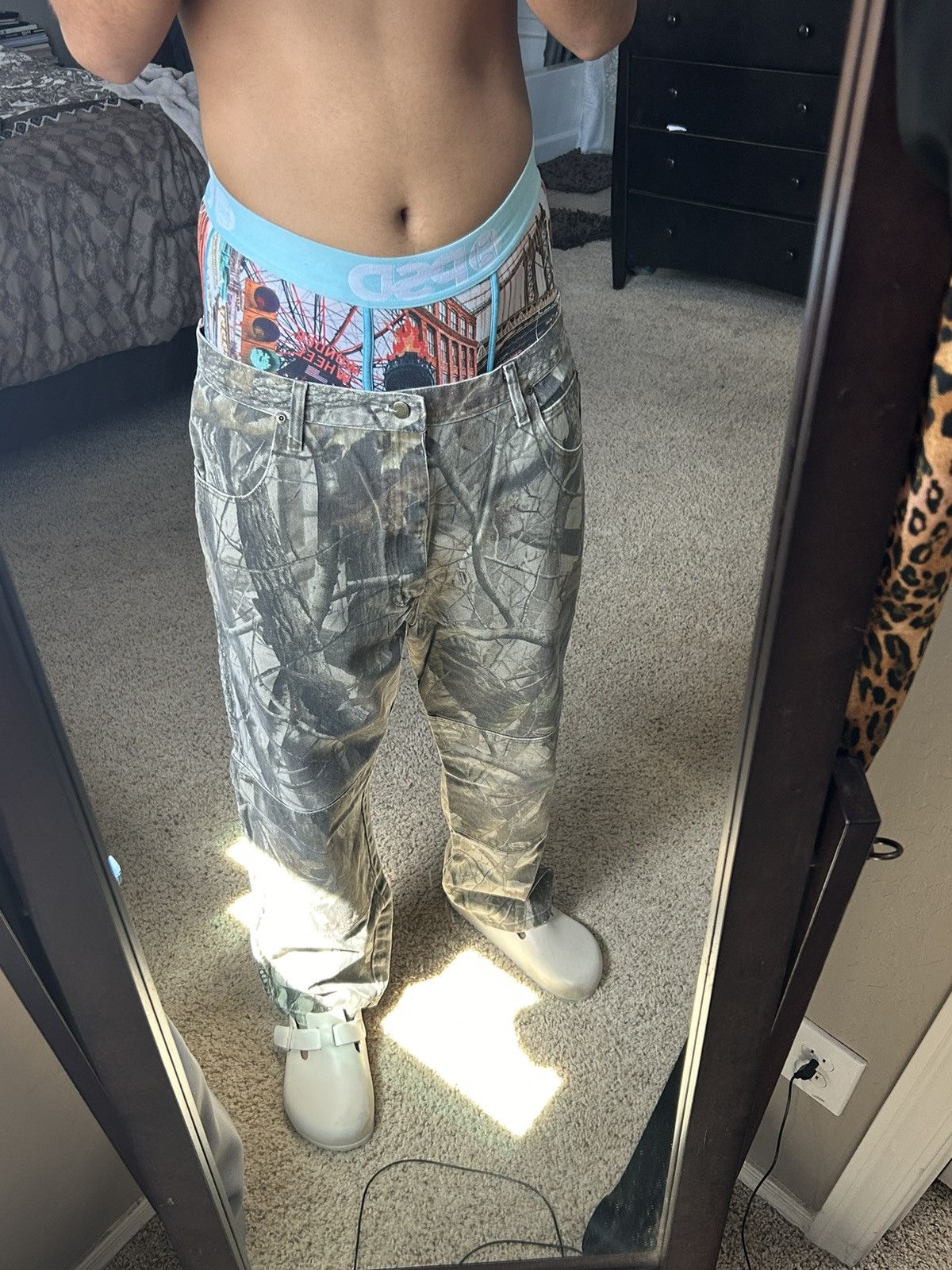 Realtree × Vintage × Wrangler Crazy Vintage Wrangler Double Knee Realtree Pants Size US 40 / EU 56 - 6 Thumbnail