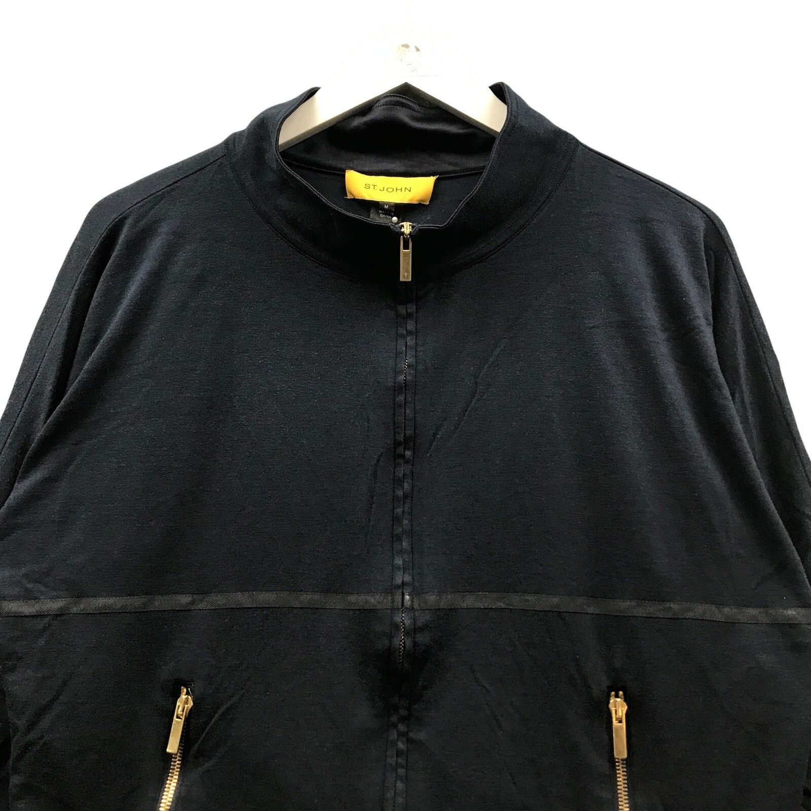 Other St. John Jacket Women's Medium M Long Sleeve Pockets Navy Size M / US 6-8 / IT 42-44 - 7 Thumbnail
