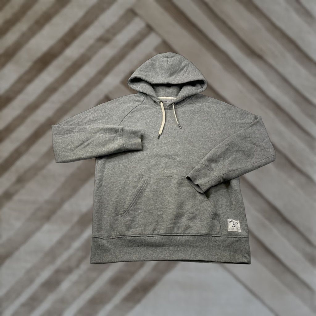 Carhartt Wip Carhartt WIP Hooded Holbrook Sweat Mens Sweatshirt Hoodie Sweatshirt S Gray Size US S / EU 44-46 / 1 - 1 Thumbnail