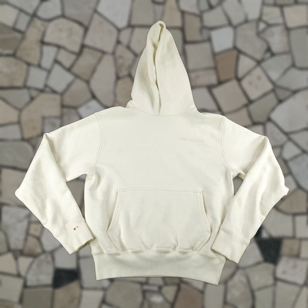 Adidas VINTAGE Adidas Hoodie Women XS White Human Race Pharrell Williams Pullover Activewear Sports Size XS / US 0-2 / IT 36-38 - 1 Thumbnail