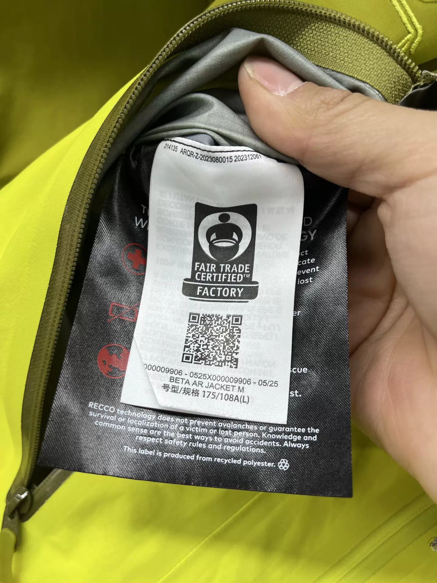 Arc'teryx Arcteryx Beta AR Jacket Euphoria Green L Size US L / EU 52-54 / 3 - 6 Thumbnail
