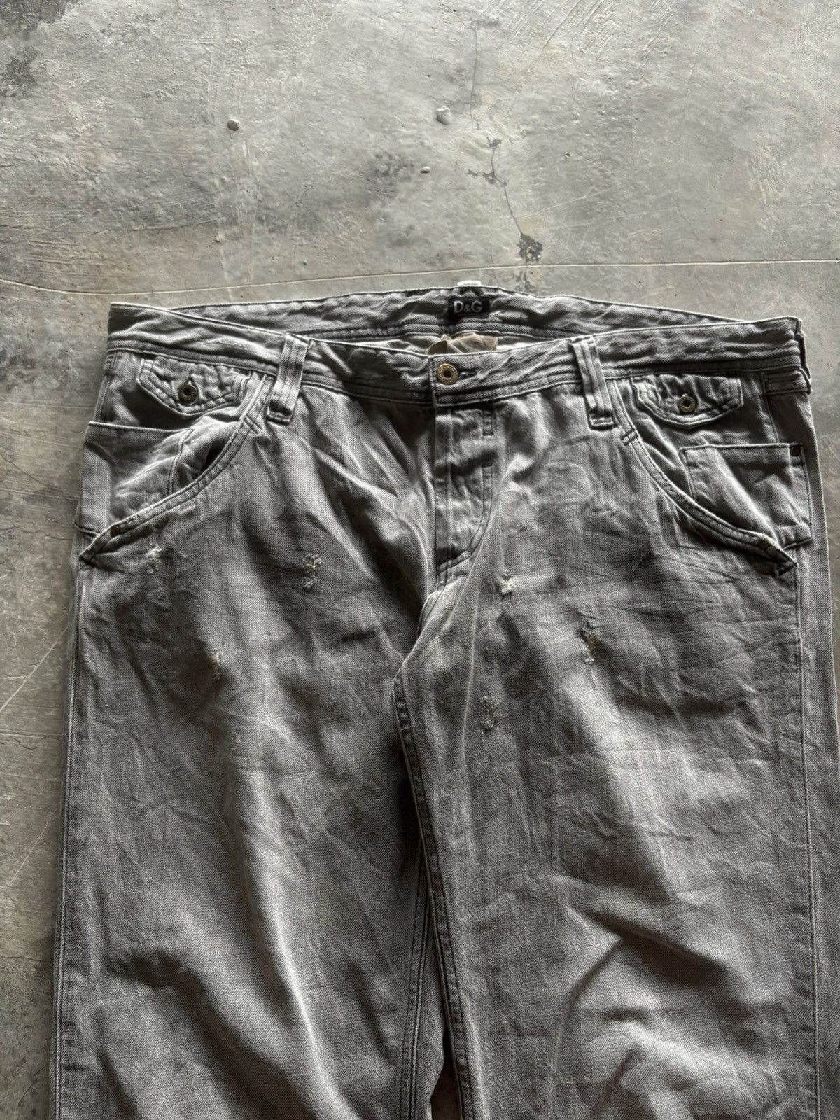 Dolce & Gabbana DOLCE & GABBANA distressed designer jeans Size US 42 / EU 58 - 2 Thumbnail