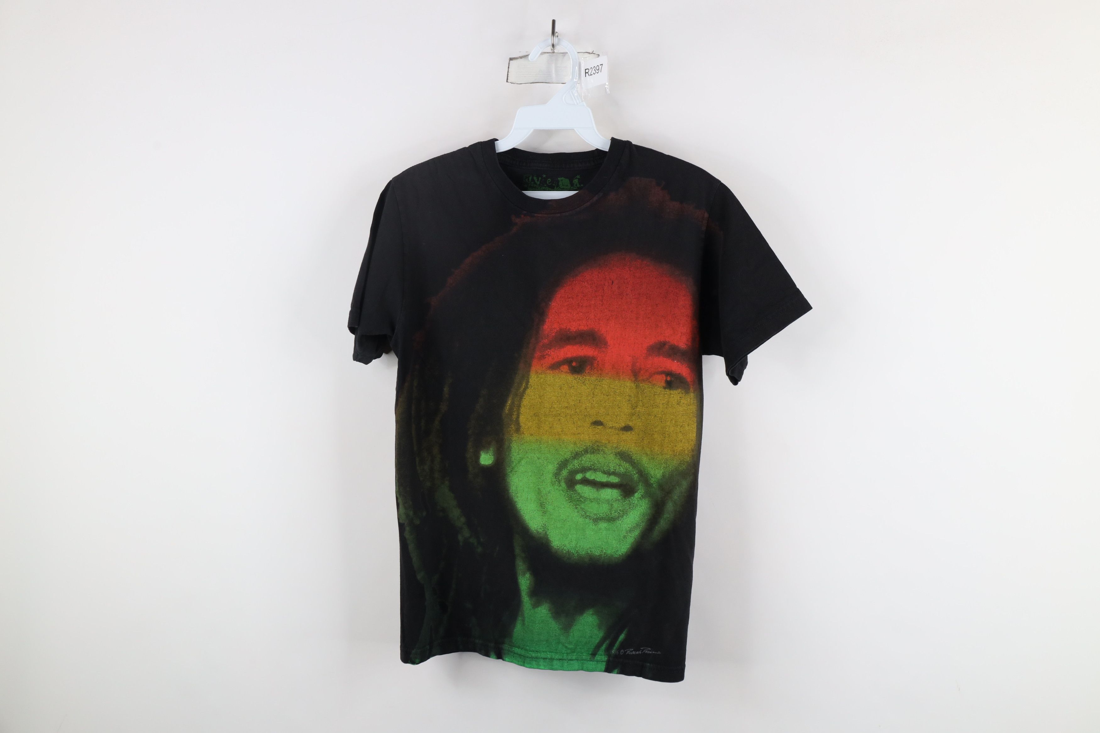 Vintage Vintage Y2K Over Print Rasta Bob Marley Short Sleeve T-Shirt Size US S / EU 44-46 / 1 - 1 Thumbnail