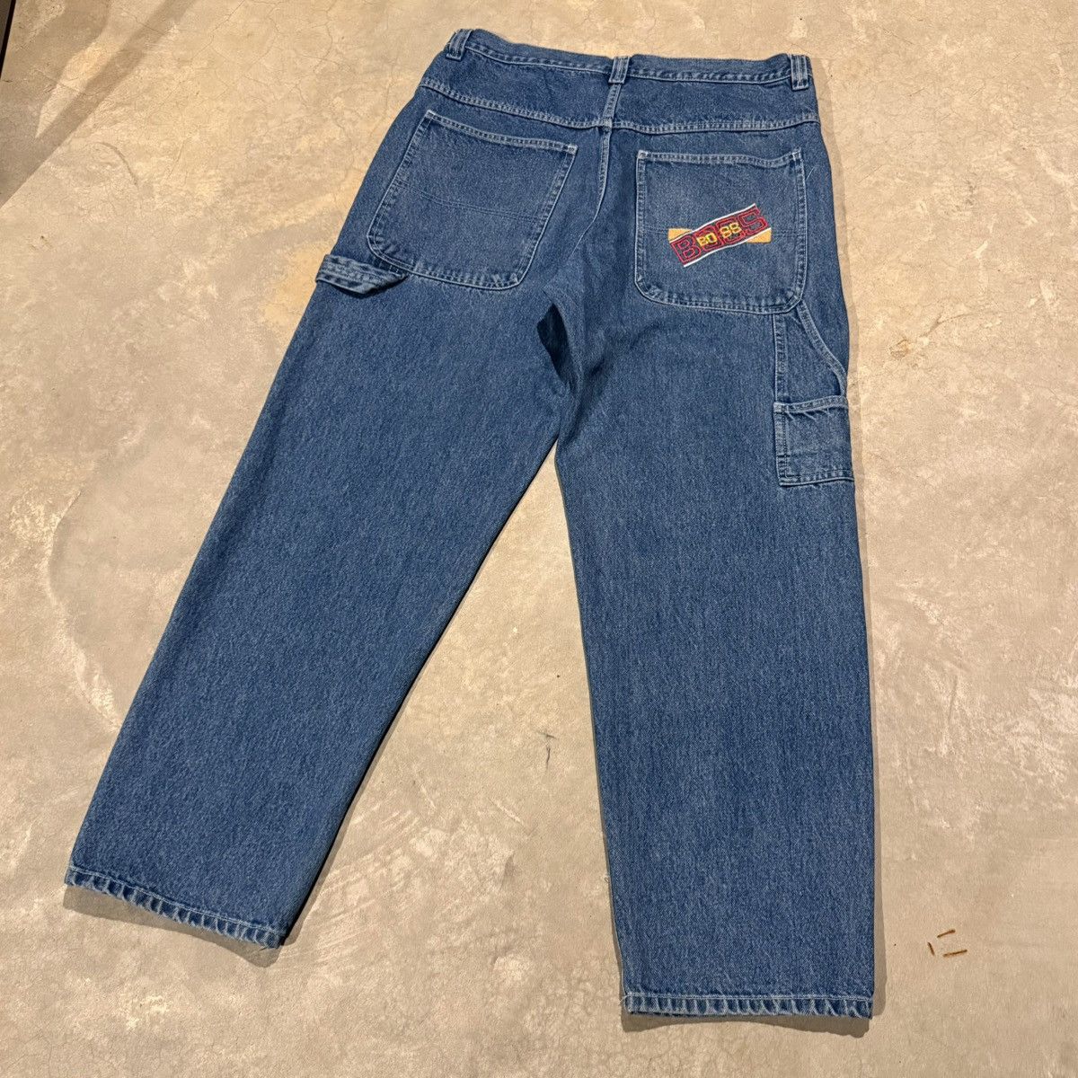 Vintage Vintage 1990s Boss Carpenter Jeans Embroidered Baggy Y2K Size US 38 / EU 54 - 2 Thumbnail