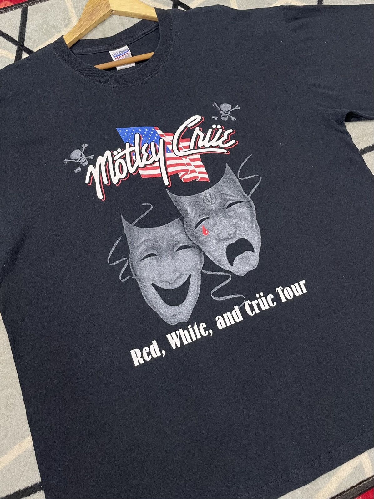 Band Tees × Vintage VINTAGE Y2K MOTLEY CRUE T SHIRT Size US XL / EU 56 / 4 - 2 Thumbnail