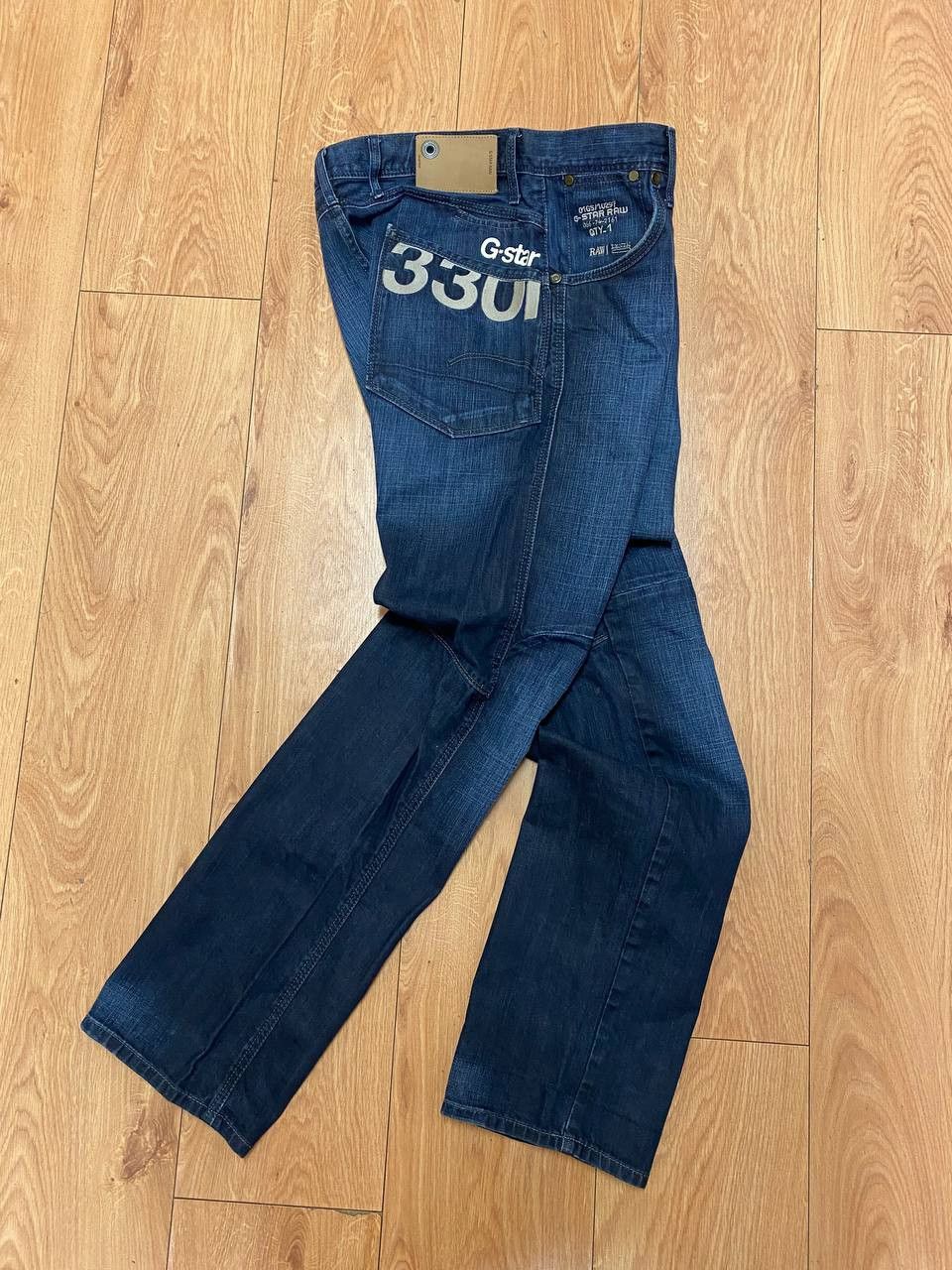 G-Star 📢 G-Star RAW 3301 Jeans – Classic & Durable 📢 Size US 36 / EU 52 - 1 Thumbnail