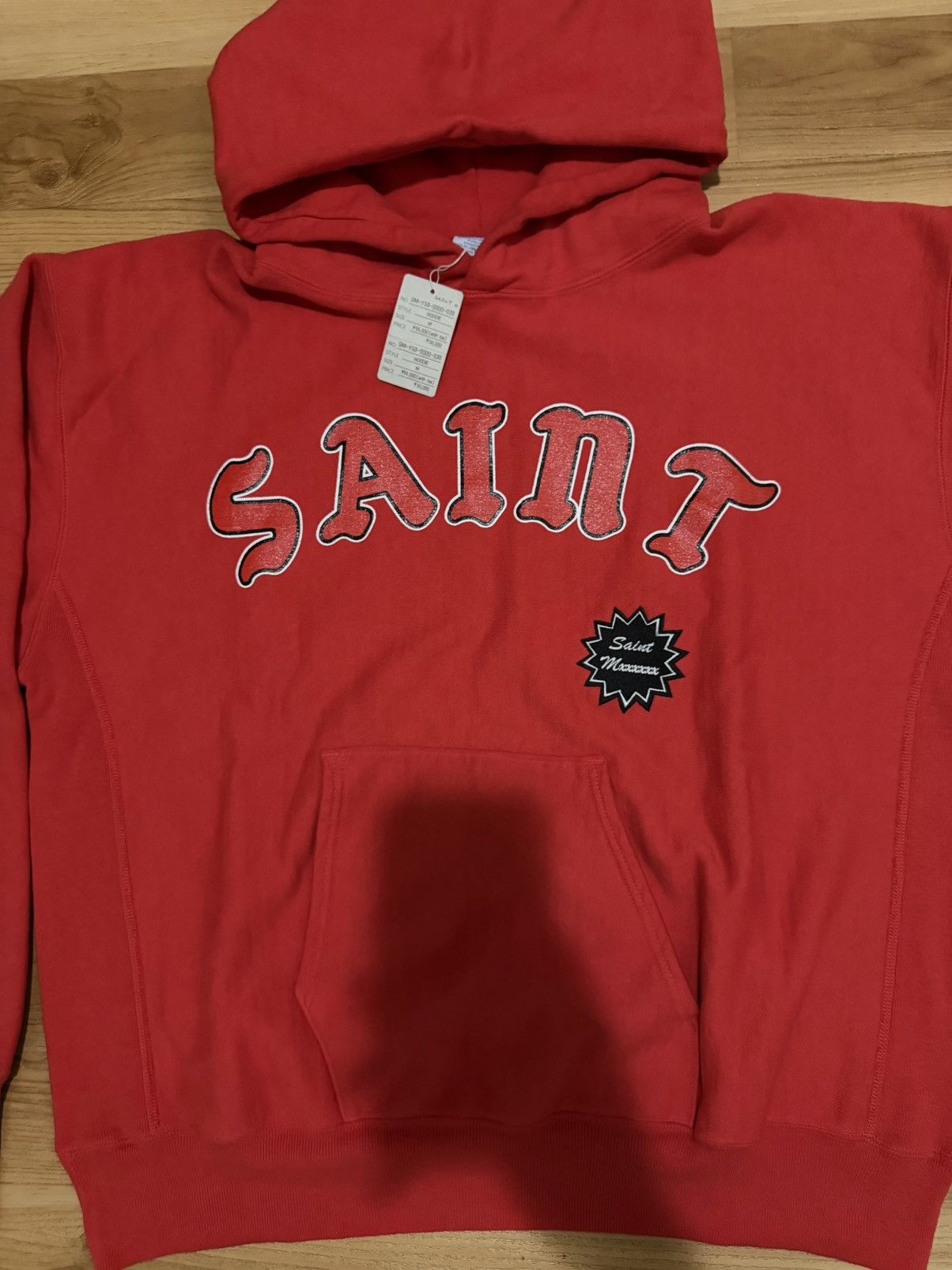 Saint Michael Saint Mxxxxxx Red Arch Saint Hoodie Size US M / EU 48-50 / 2 - 2 Thumbnail