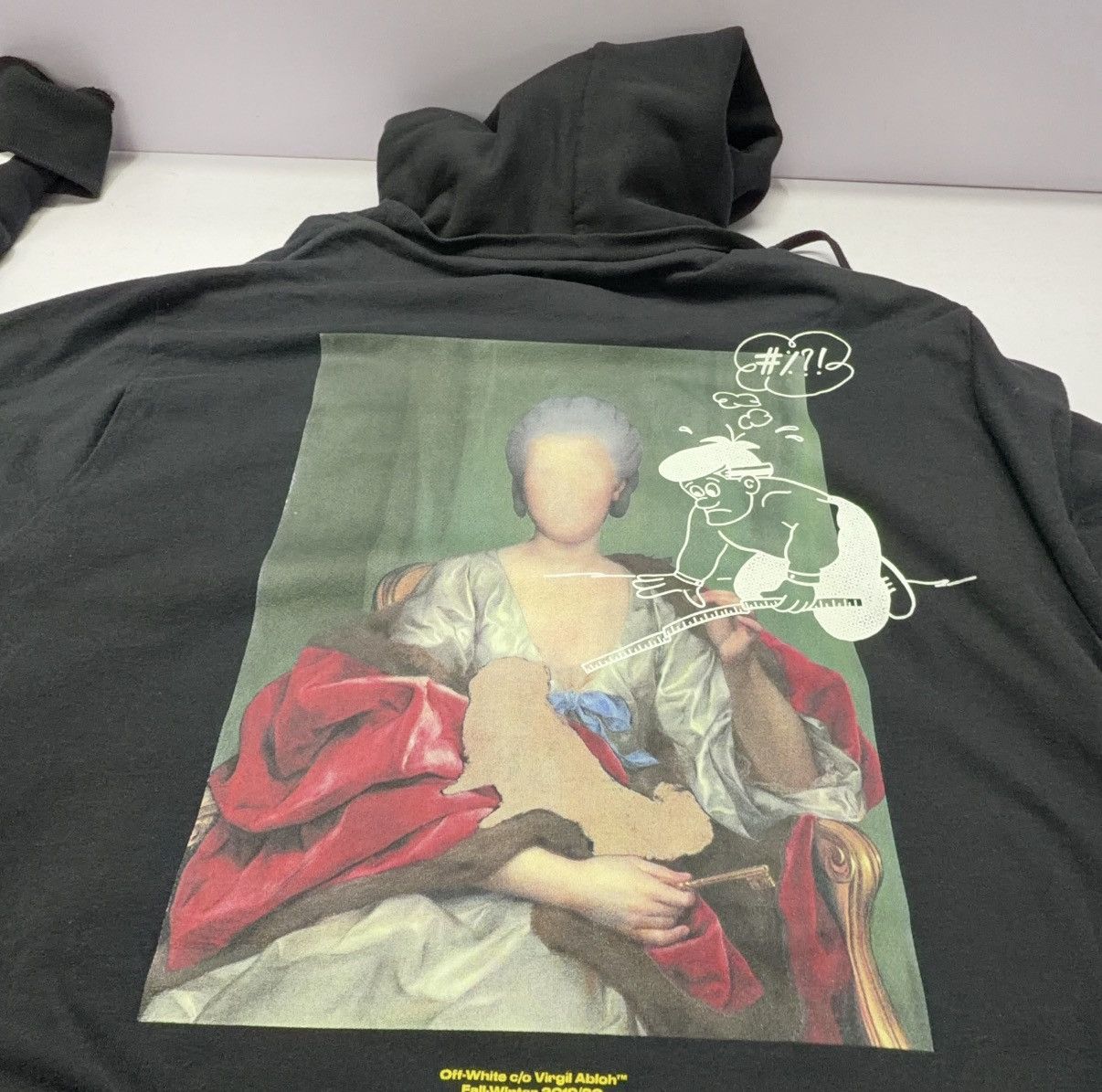 Off-White 19AW Off-White Diag Mariana Double Tee Hoodie Size US M / EU 48-50 / 2 - 11 Thumbnail