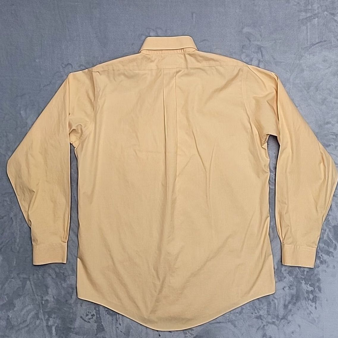Brooks Brothers Brooks Brothers Shirt 15.5 Orange Micro Check Long Sleeve Cotton Non-Iron Dress Shirt Mens Medium Orange Check Micro 15.5 Button-Up Size 42R - 6 Thumbnail