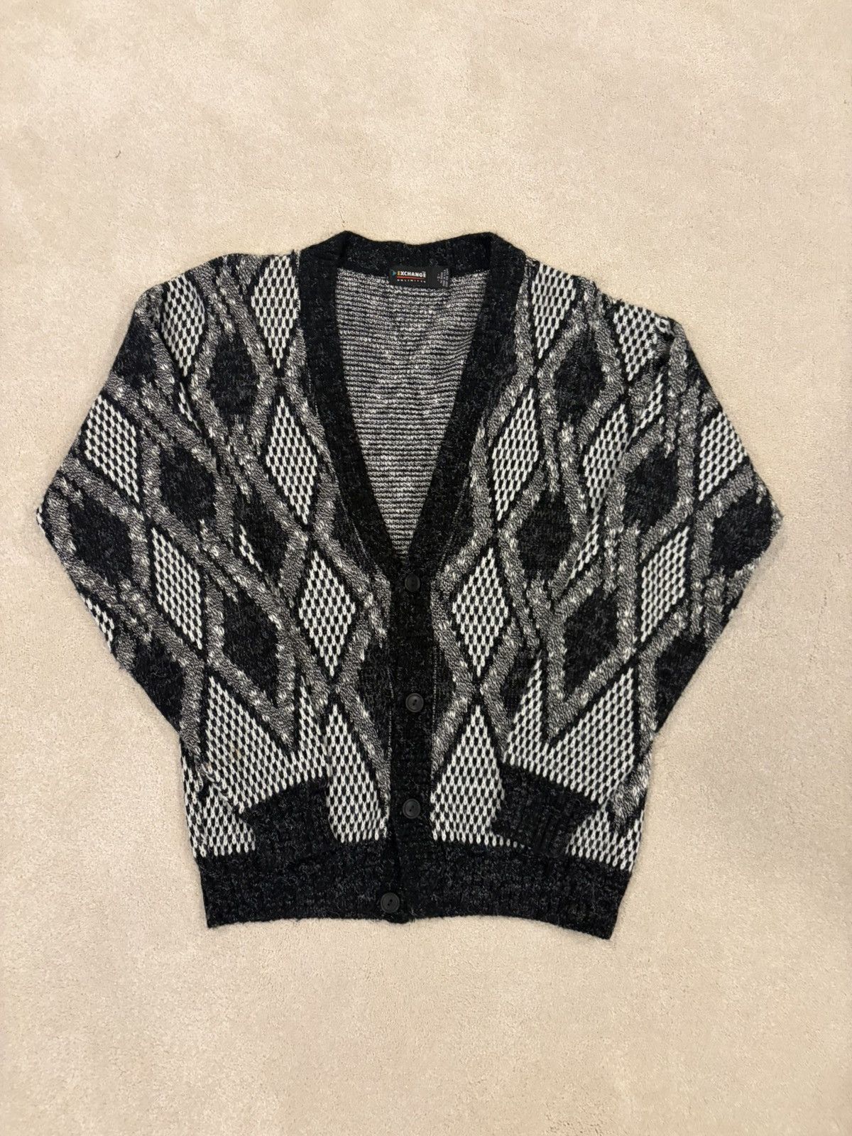 Vintage Vintage Knit Cardigan Sweater Size US S / EU 44-46 / 1 - 7 Thumbnail