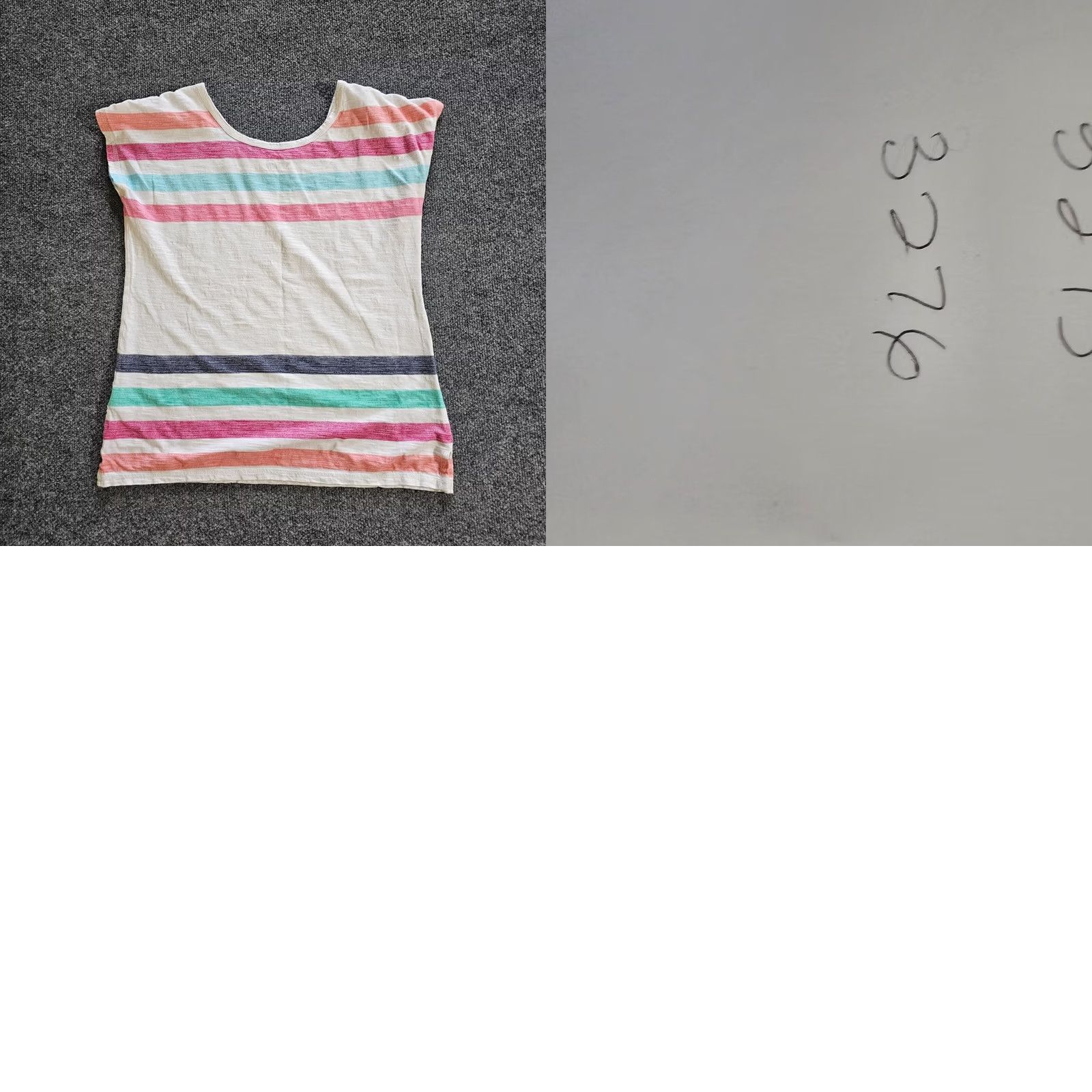 Talbots Talbots Top Shirt Women Small Petite White Pink Stripe Short Sleeve Casual Basic Size S / US 4 / IT 40 - 8 Thumbnail