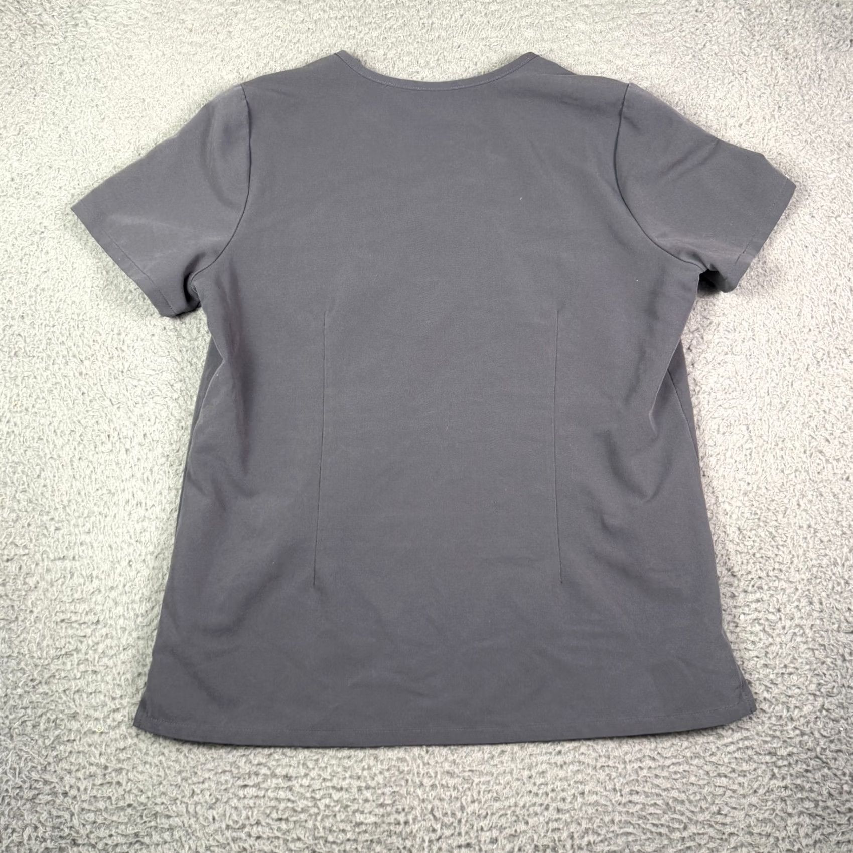 Vintage Figs Scrub Set Womens Medium - Catarina Top - Livingston Pants - Dark Gray Size M / US 6-8 / IT 42-44 - 6 Thumbnail